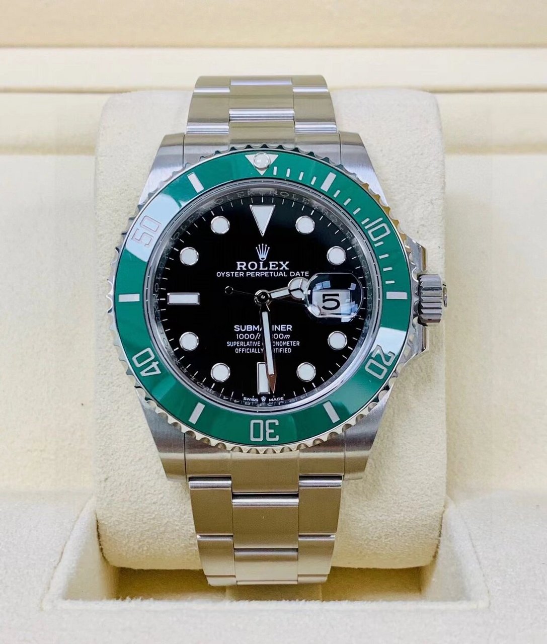 2022年5月全套 劳力士潜航者系列三代绿水鬼 【现货】06112000元