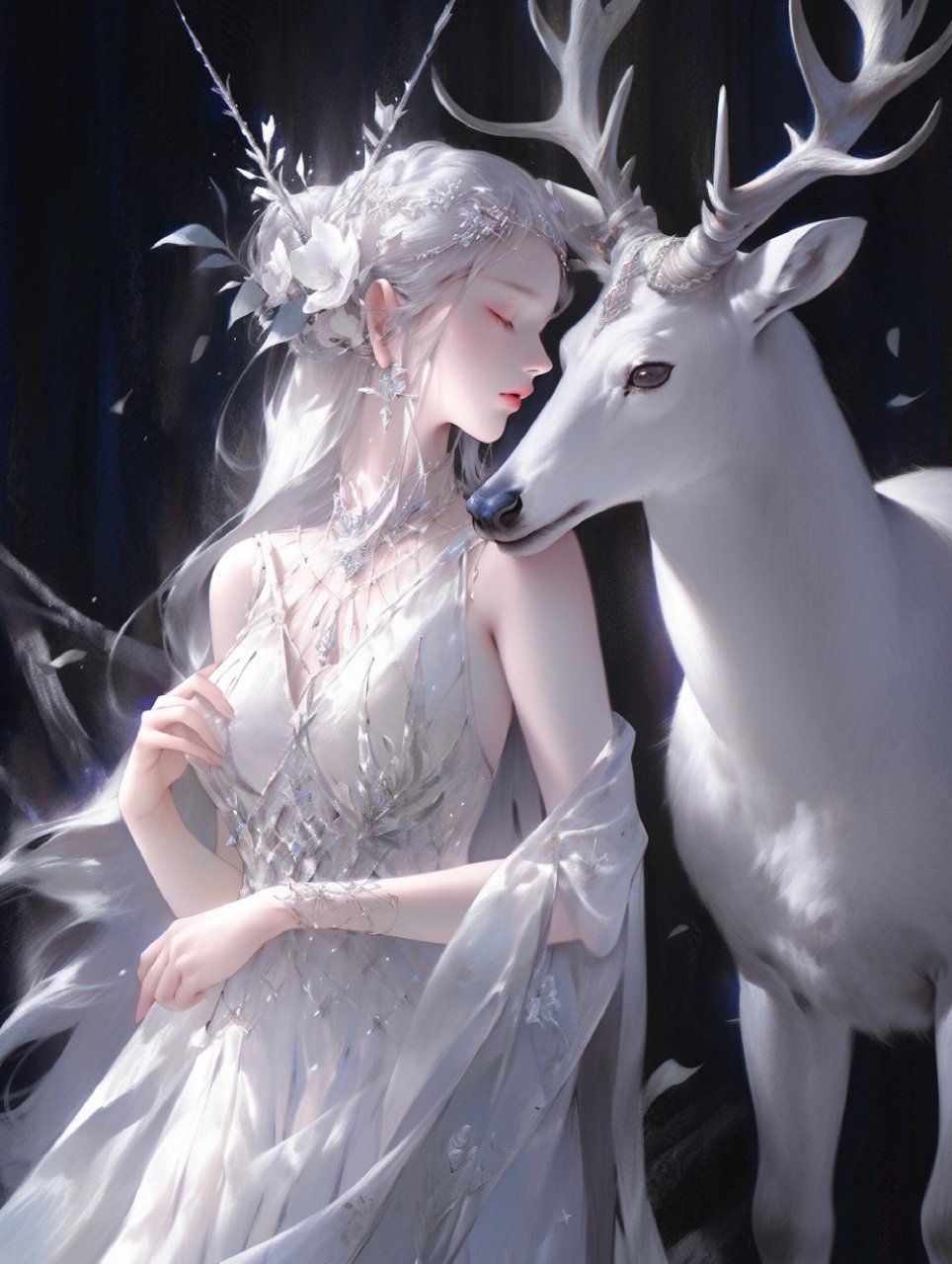 祈愿 |见神鹿吉祥兮|治愈灵鹿 8图 万物有灵 生生不息 尤画而生 随性