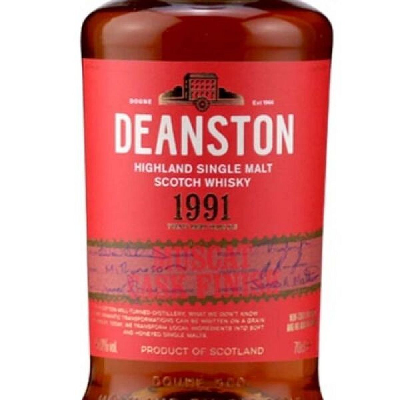 finish highland single malt scotch whisky 汀思图1991麝香桶威士忌