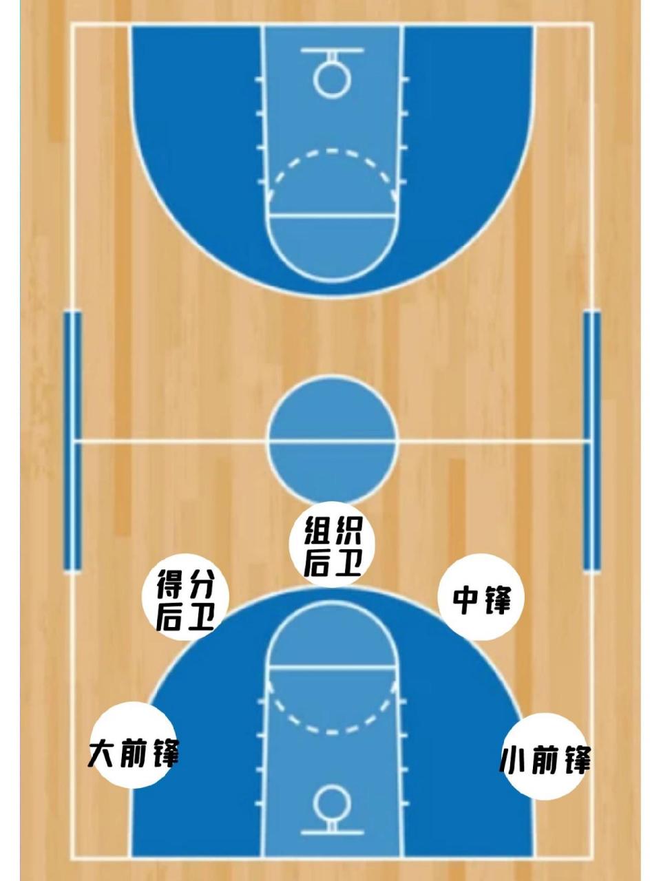 女生看一眼就懂的篮球知识🏀球场位置 之前有跟大家讲解篮球位置