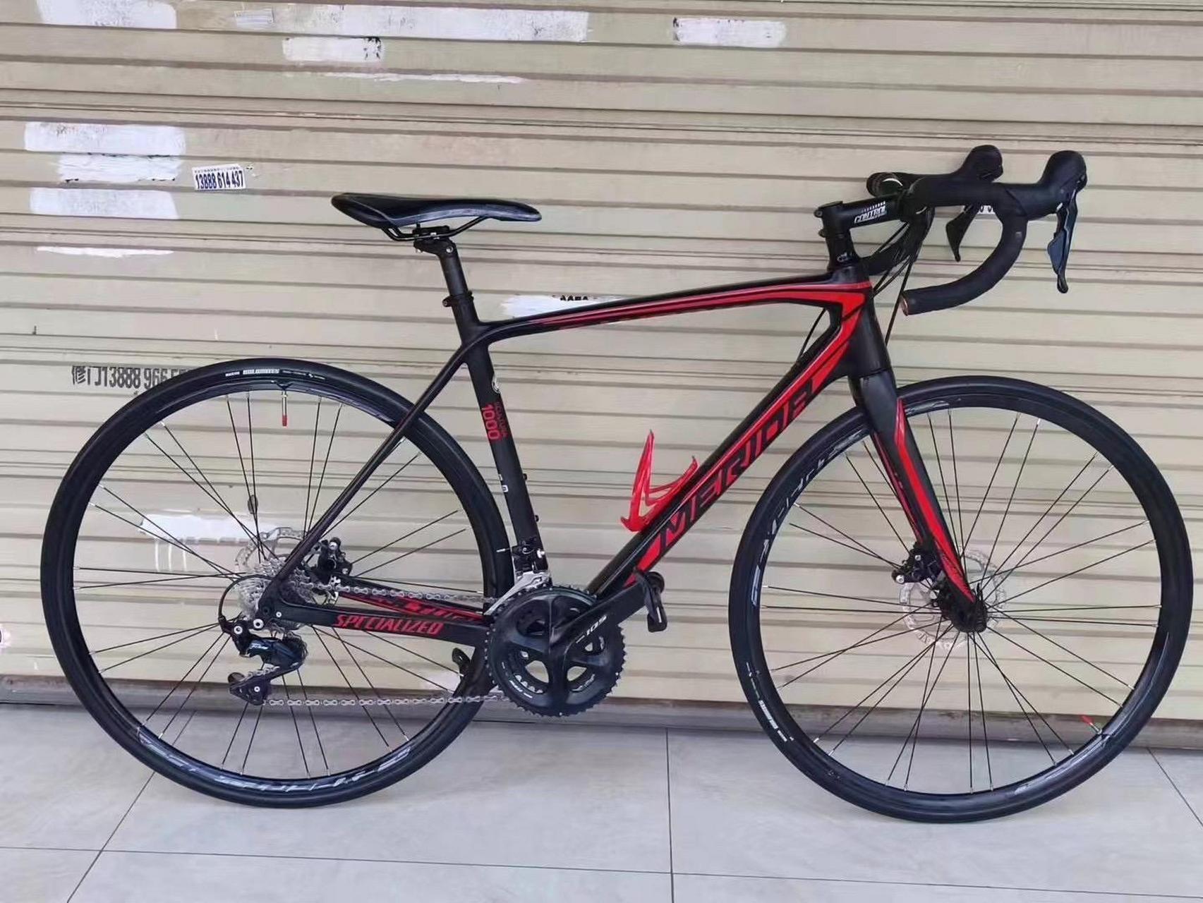 美利达斯特拉1000 disc碳纤维公路车 全碳纤维车架,桶轴 碟刹 禧玛诺