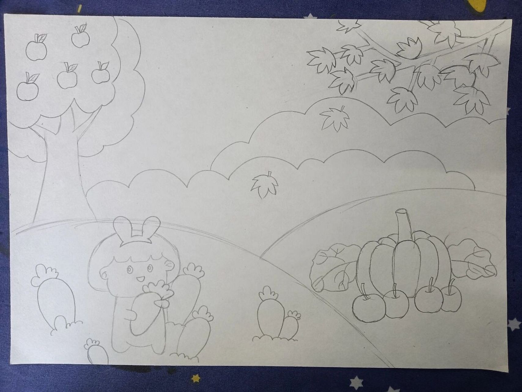 no.65 秋天主题儿童画来啦～ 准备立秋啦,超简单的秋天儿童画画起来