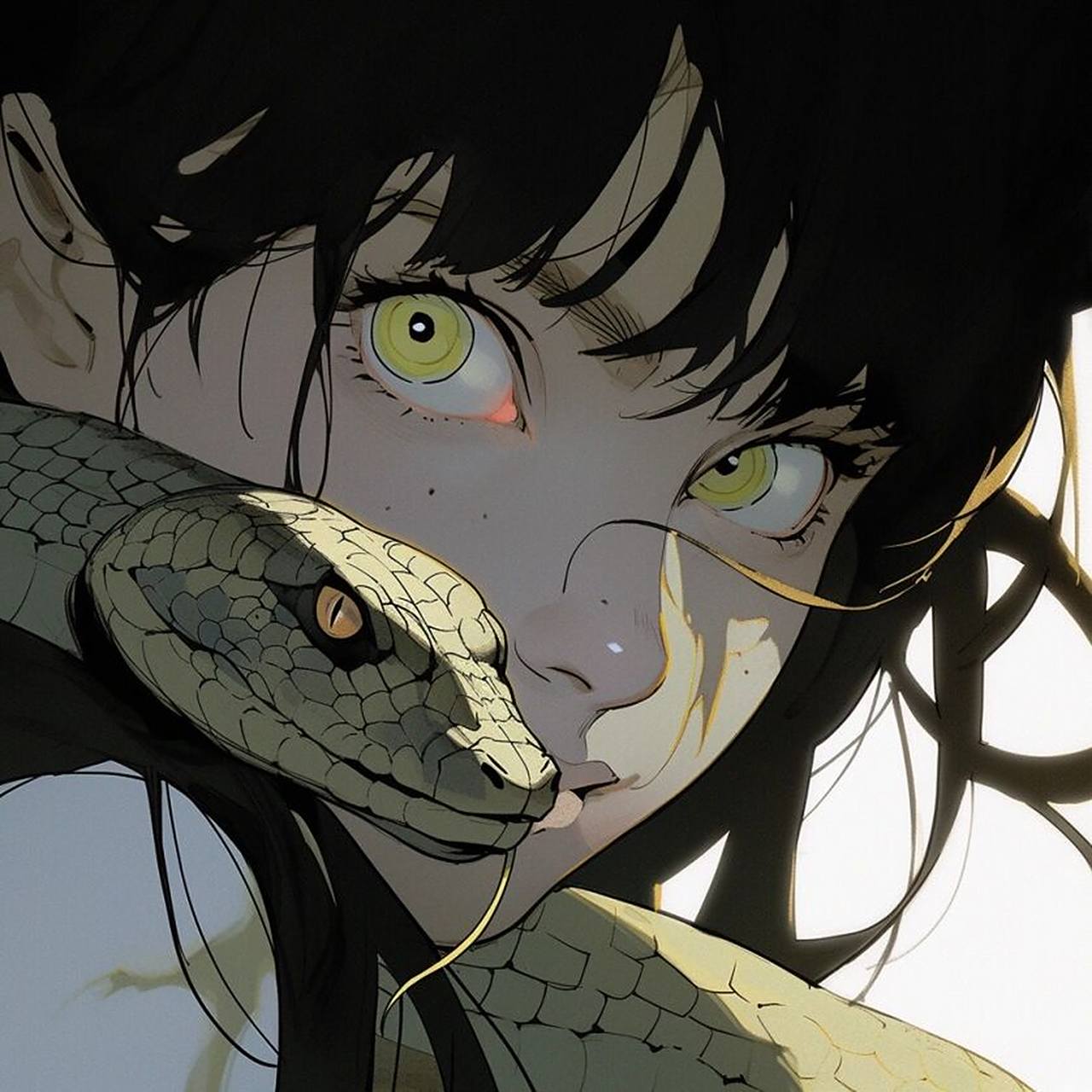 蛇蝎美人-第二期(超a头像) 《蛇系特辑》 这次构思为:蛇蝎美人,上一期