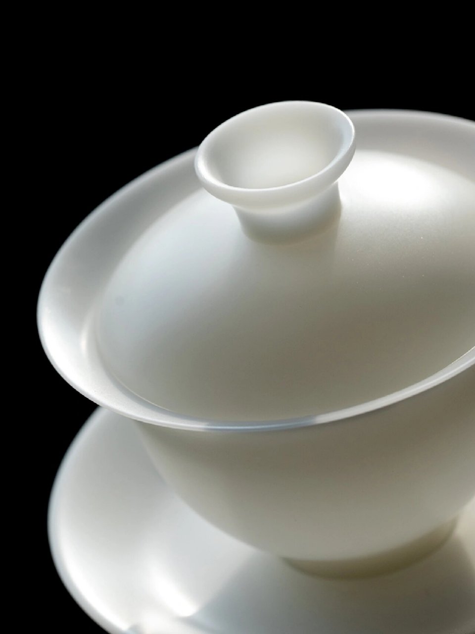 德化冰种玉瓷天花板盖碗推荐!