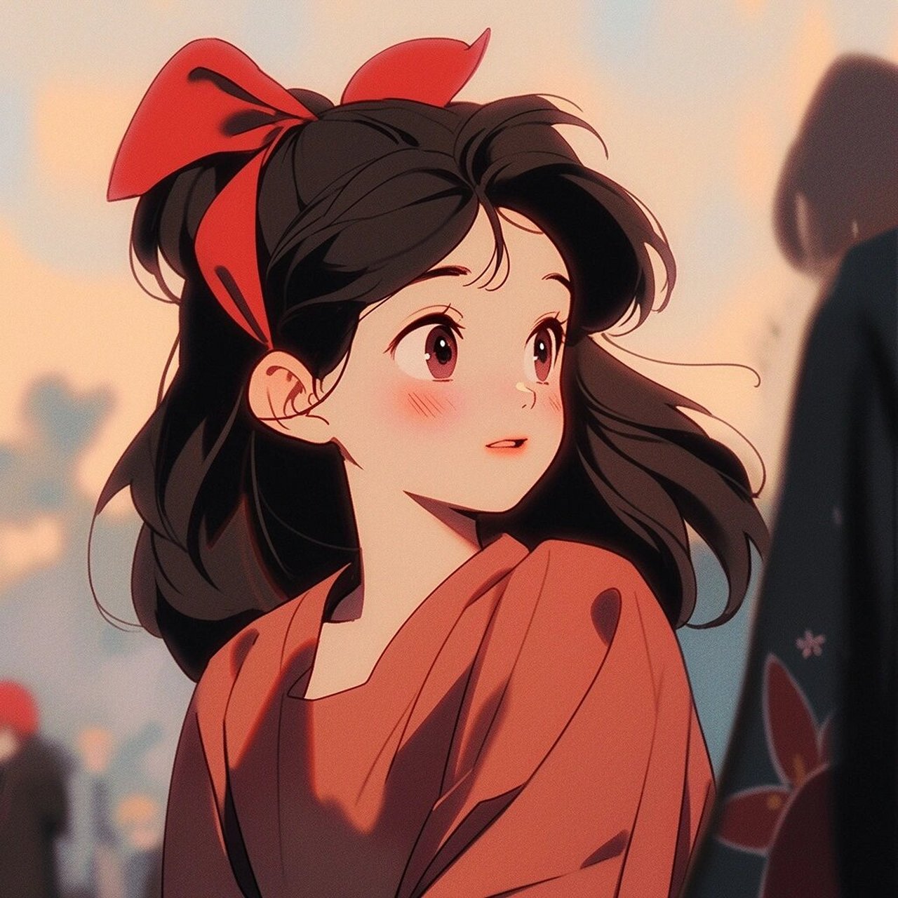 少女头像丨起风了