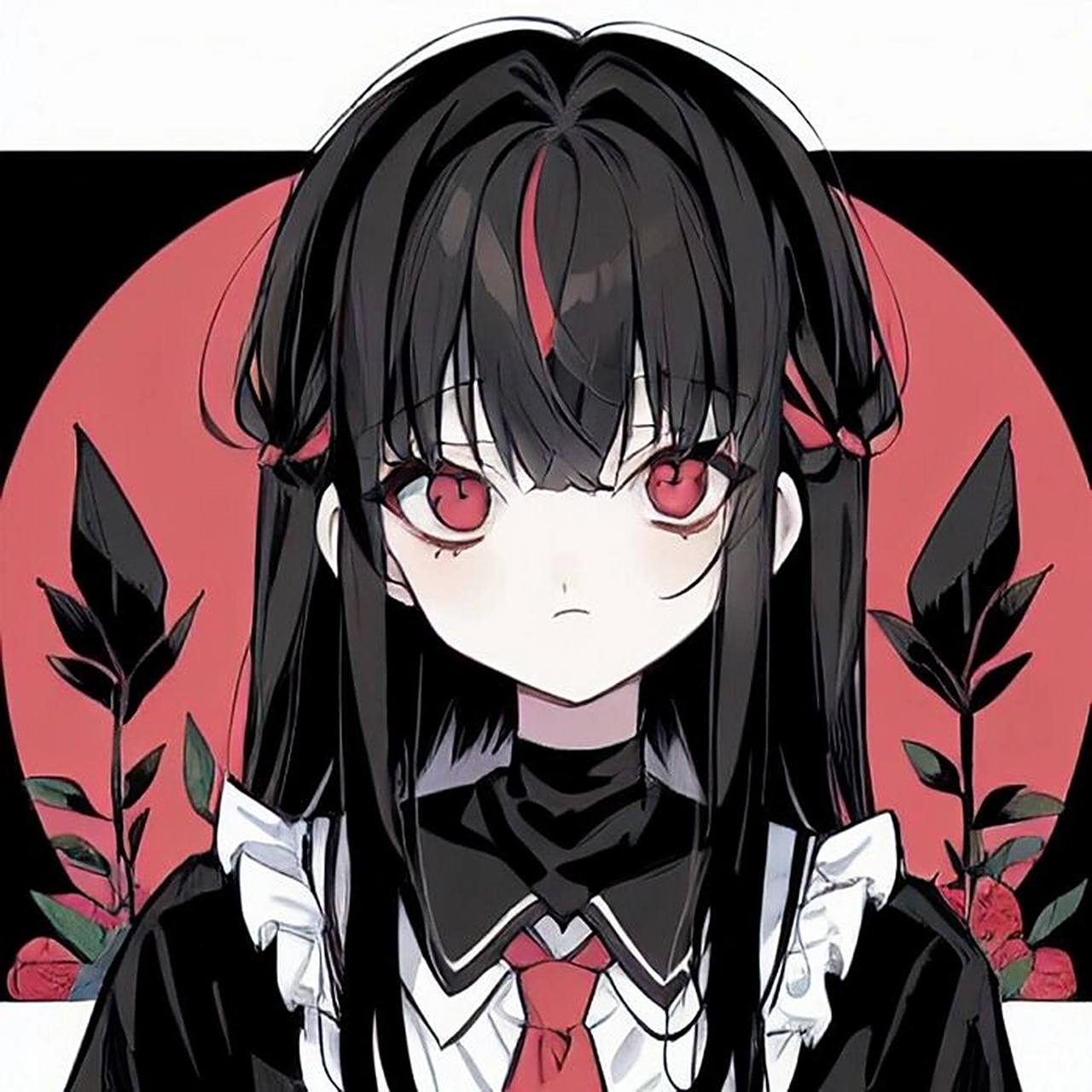 女生头像 暗黑系列 动漫头像
