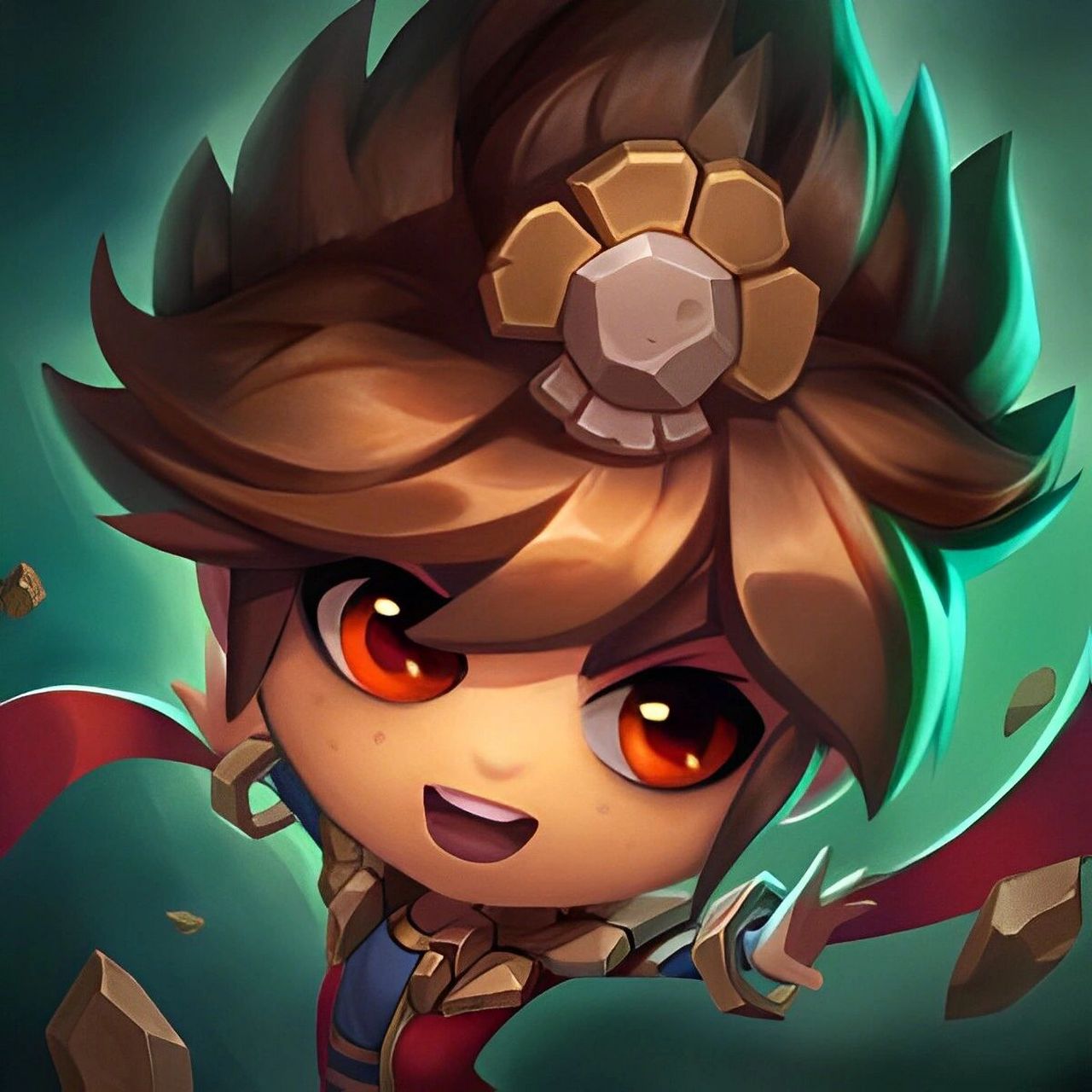 蓝色精粹商店新增q版英雄头像 一共30多个,只挑出女英雄的头像修复一