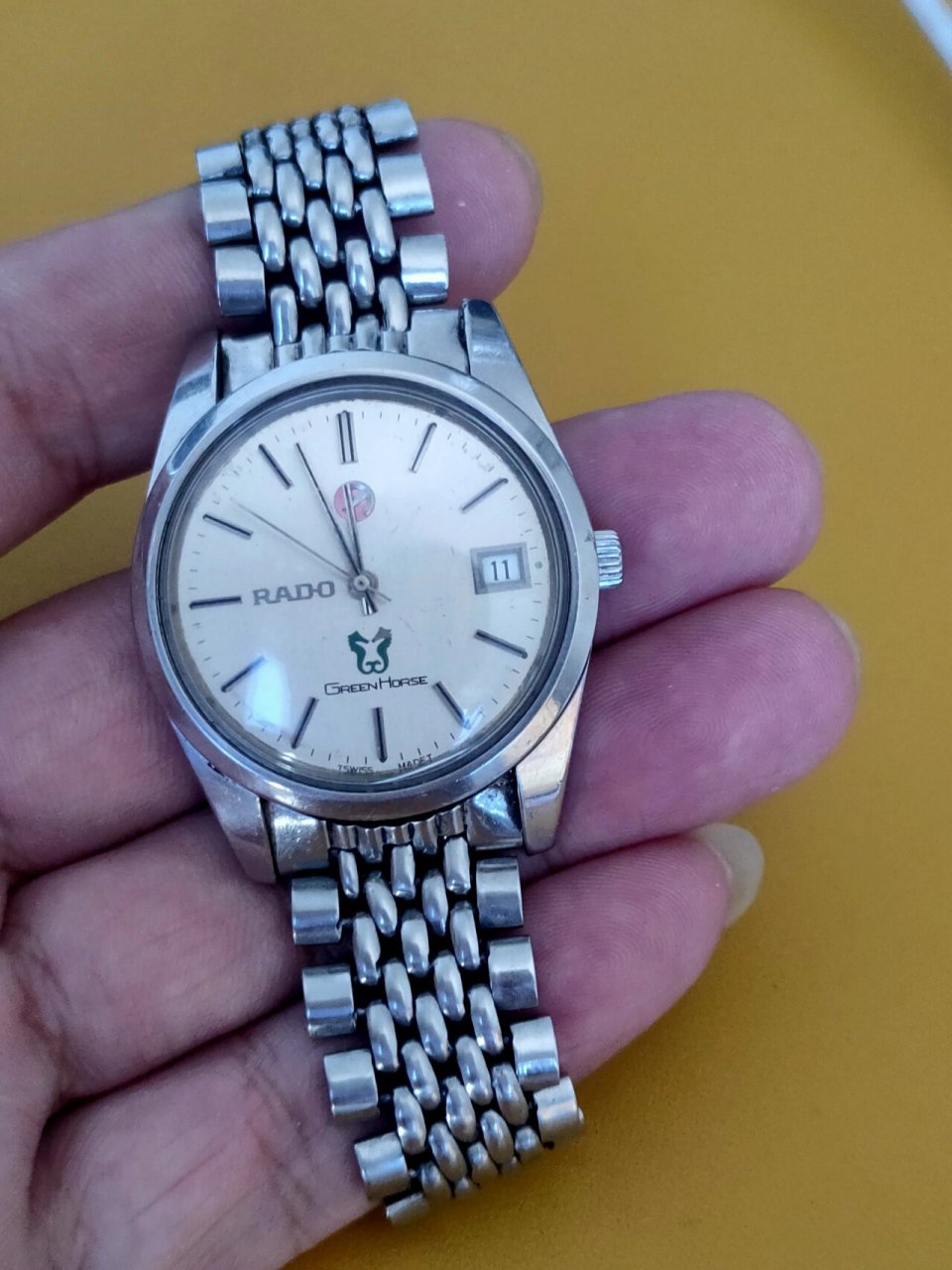 雷达绿海马! 手表生产70年代后期!是手表爱好者收藏的!