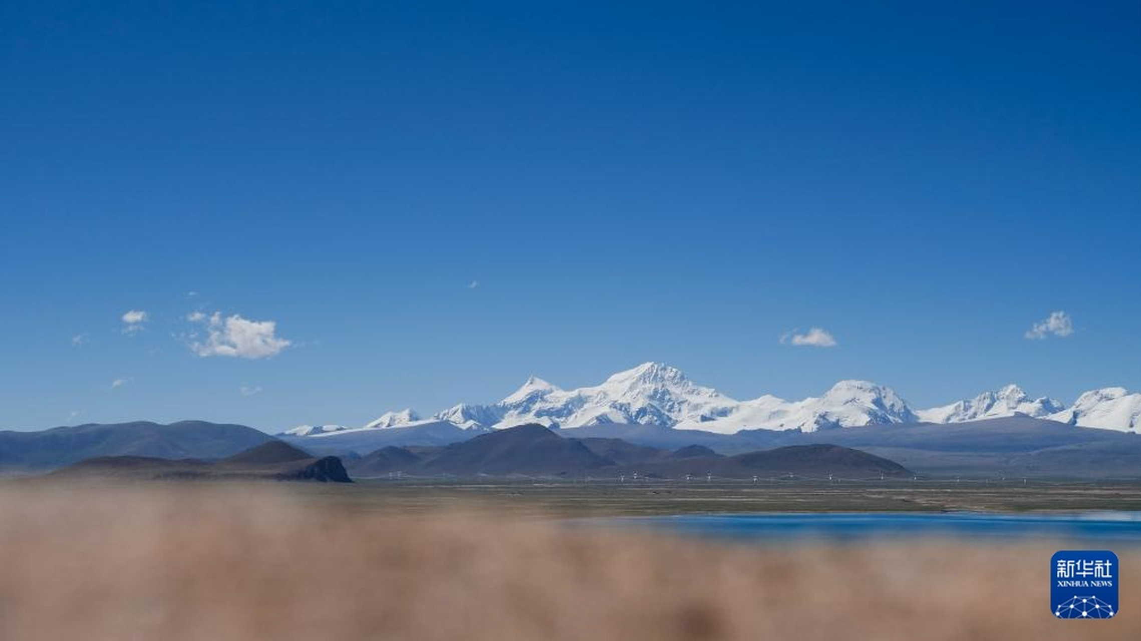 日喀则市吉隆县与聂拉木县交界处,面积约300平方公里,湖面海拔4590米