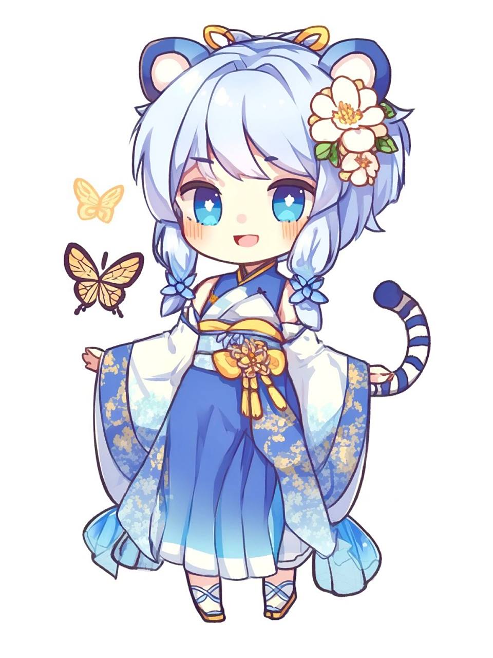 q版古风二次元十二生肖|虎拟人      