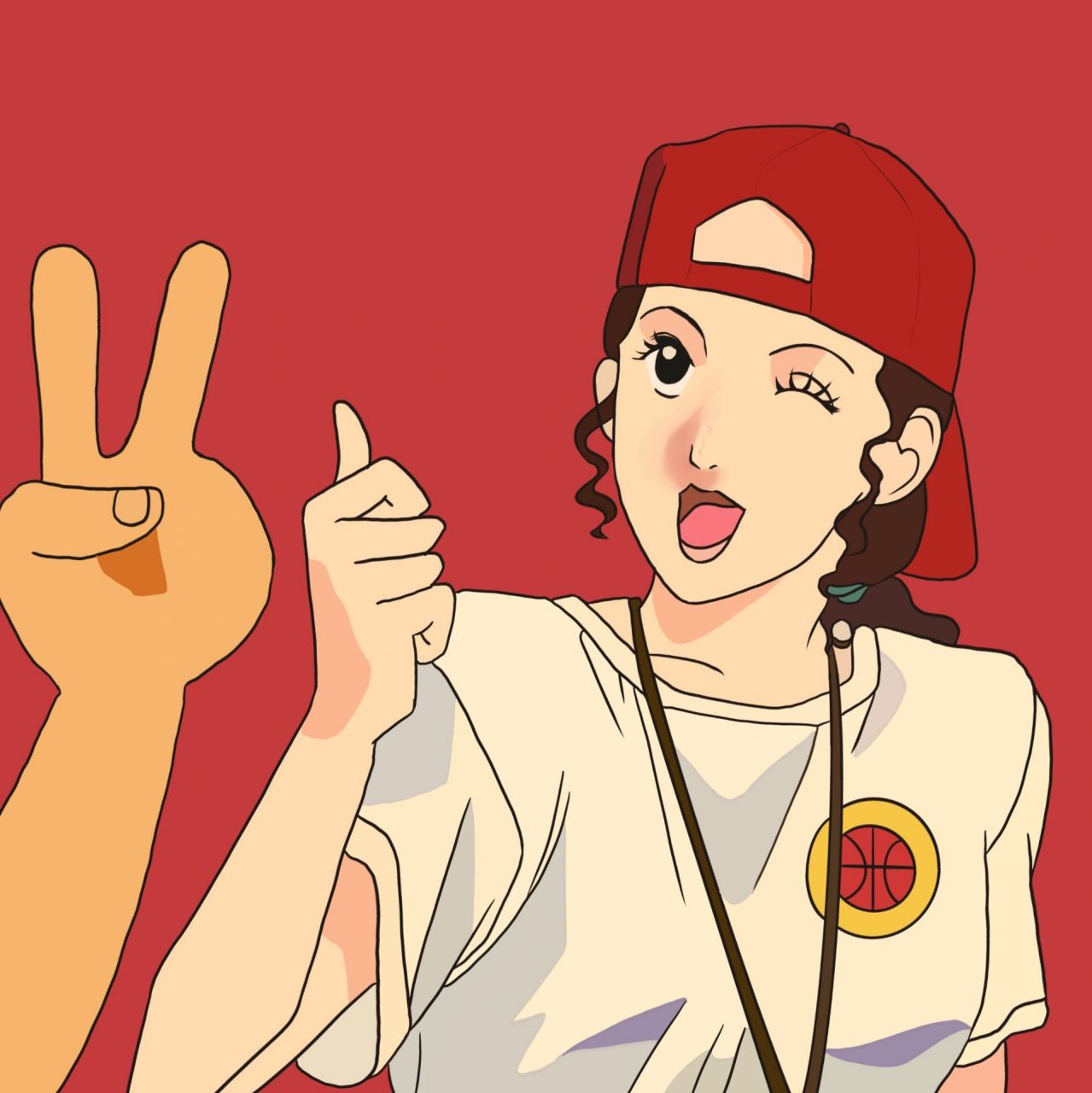 灌篮高手情头高清5 宫城and彩子 "只要能看到她对我笑,我就心满意足了