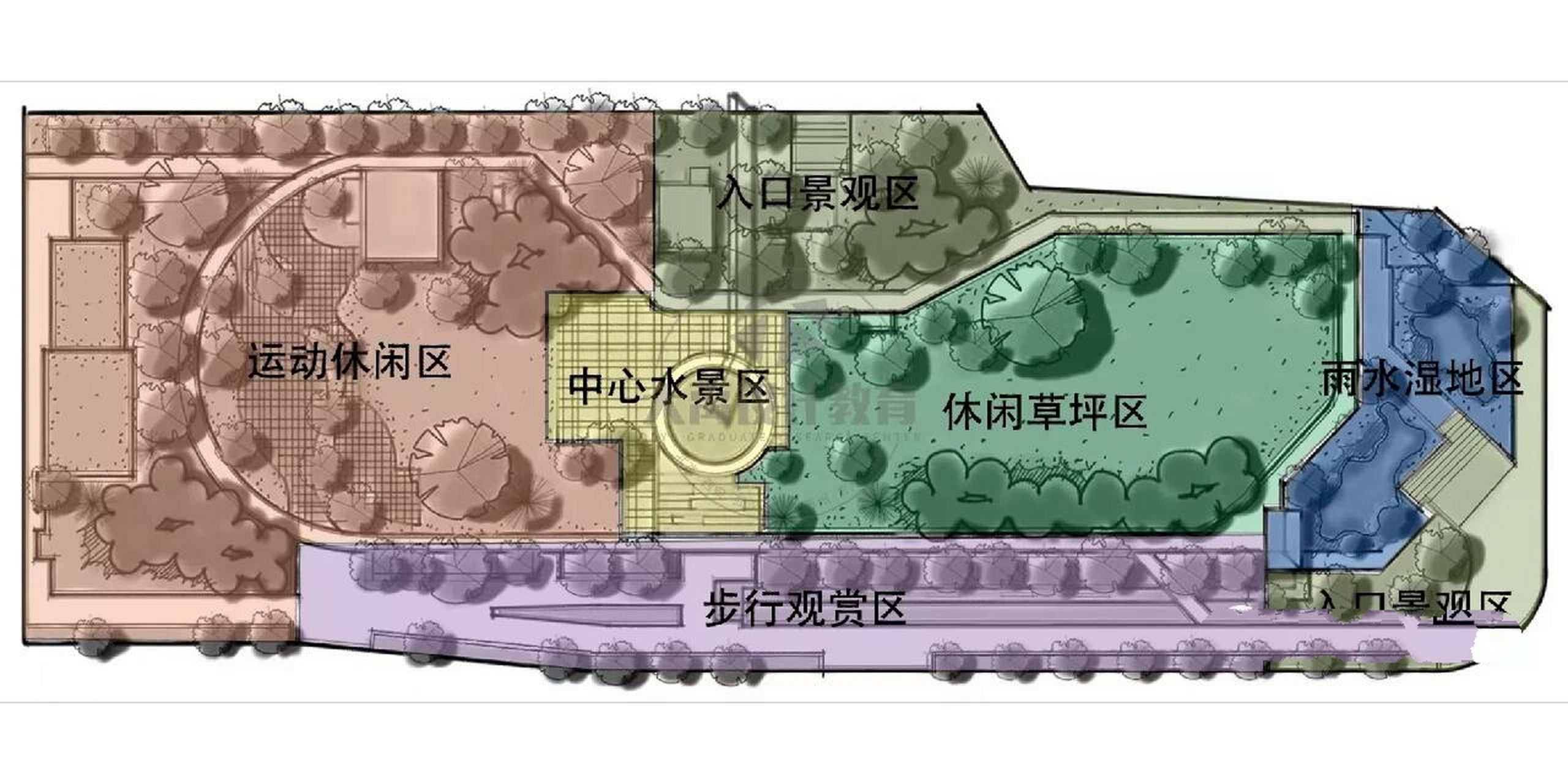 城市绿心公园平面图图片