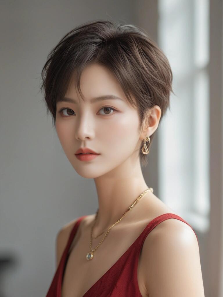 气质短发丨御姐范,可甜可酷可温柔