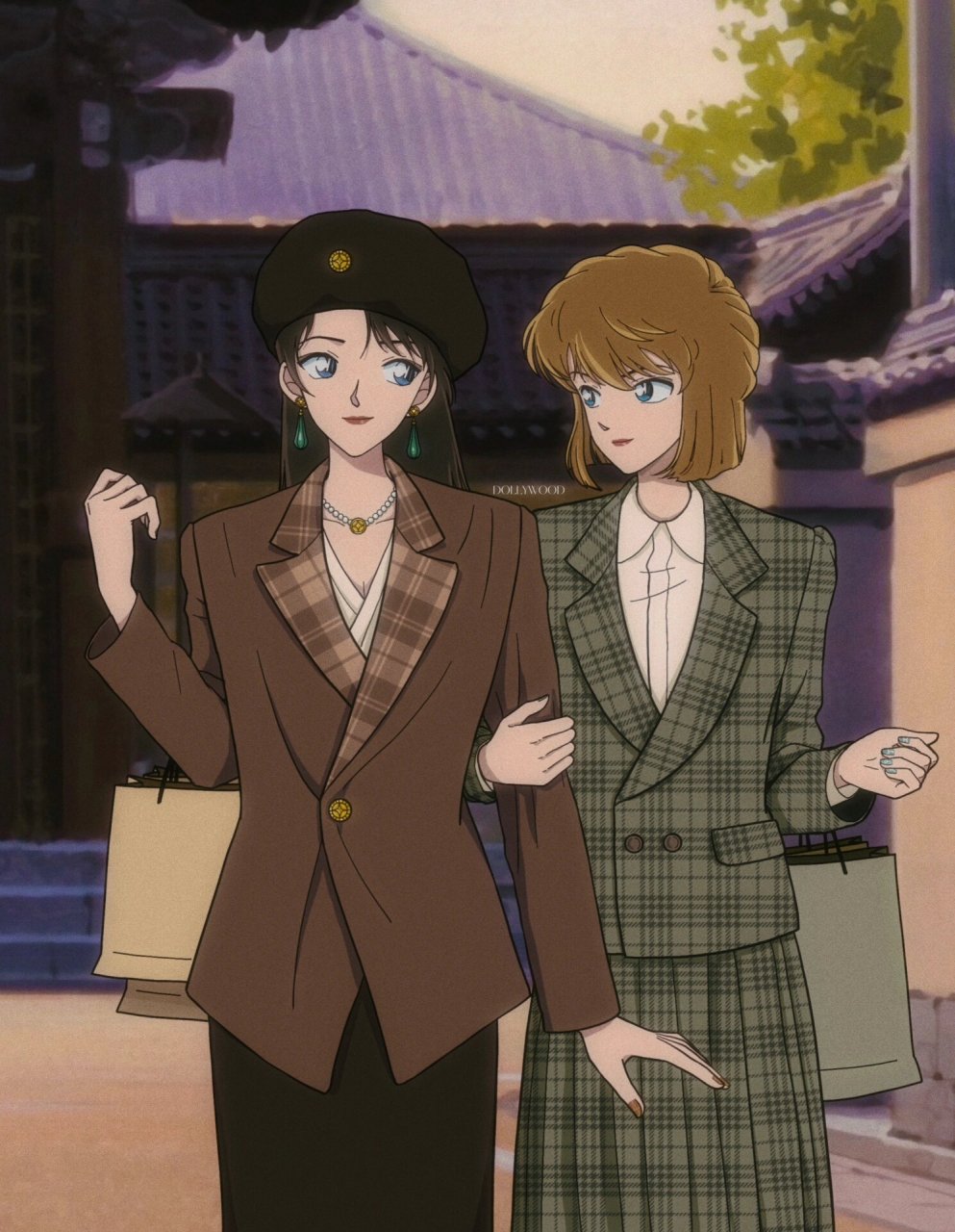 新画的宫野明美与宫野志保,左滑看大头图 #我是个柯南迷# #名侦探柯南