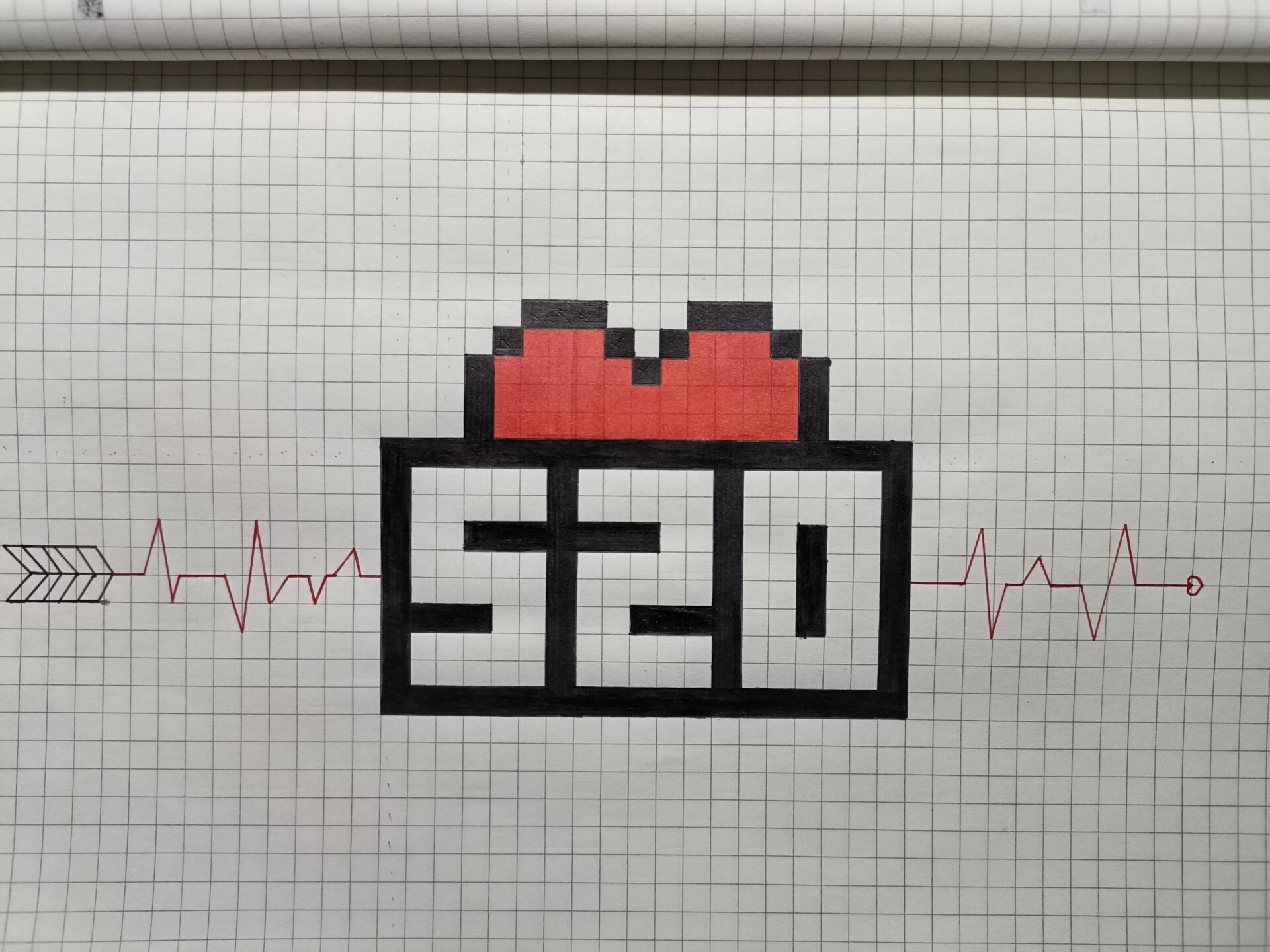 像素格子画:爱你5207815