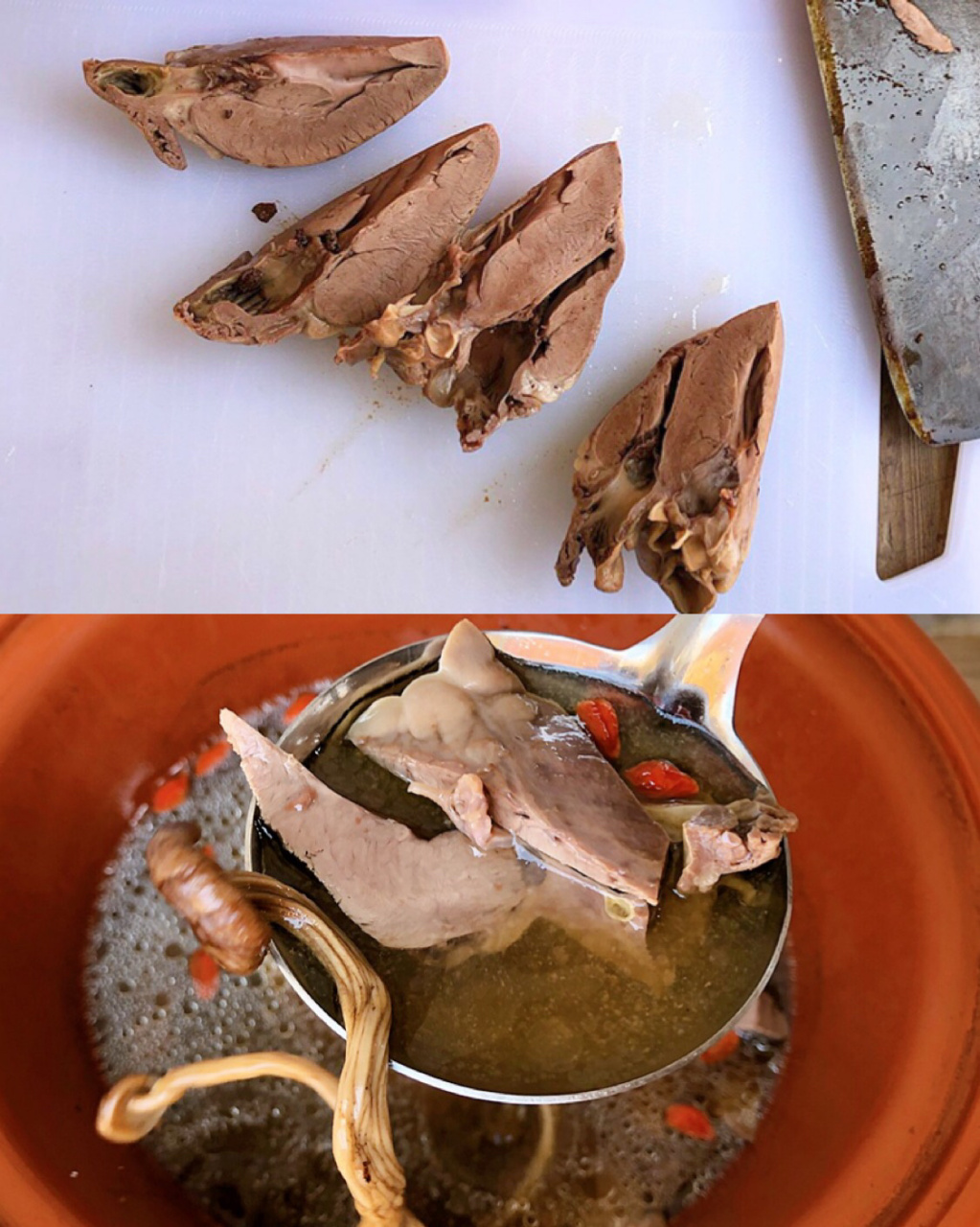 养心安神7515枸杞猪心汤,不腥不膻,滋补好 老人家常说"以形补形"