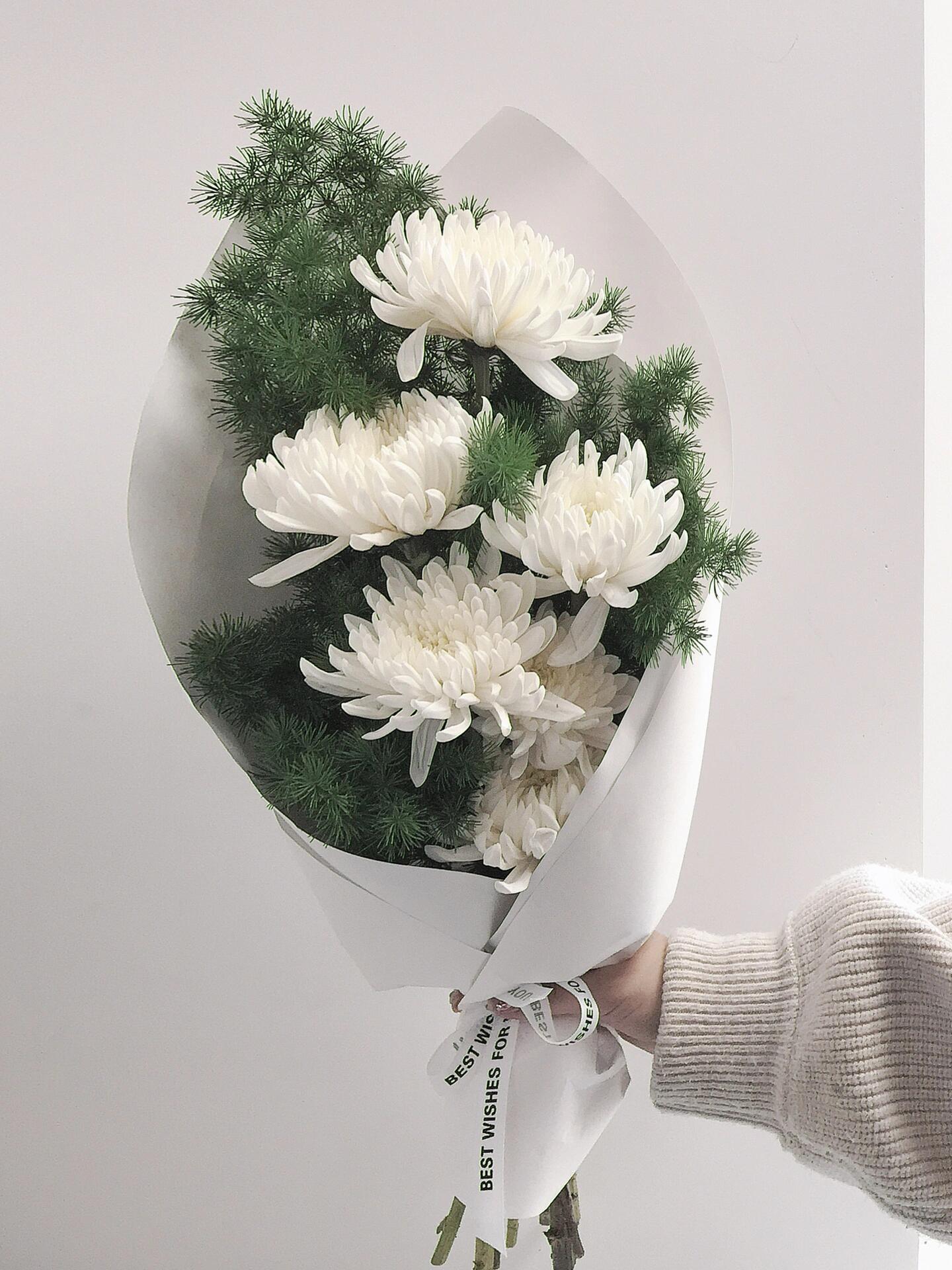 2023清明扫墓花束|菊花花束