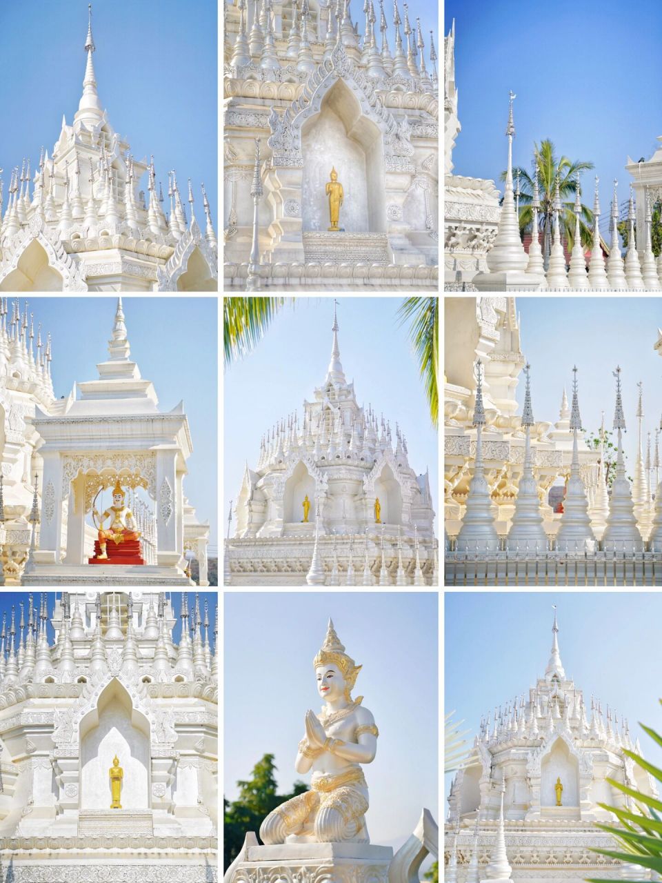 西双版纳|般若寺|白色佛寺建筑打卡 西双版纳般若寺🌟 − 通体白
