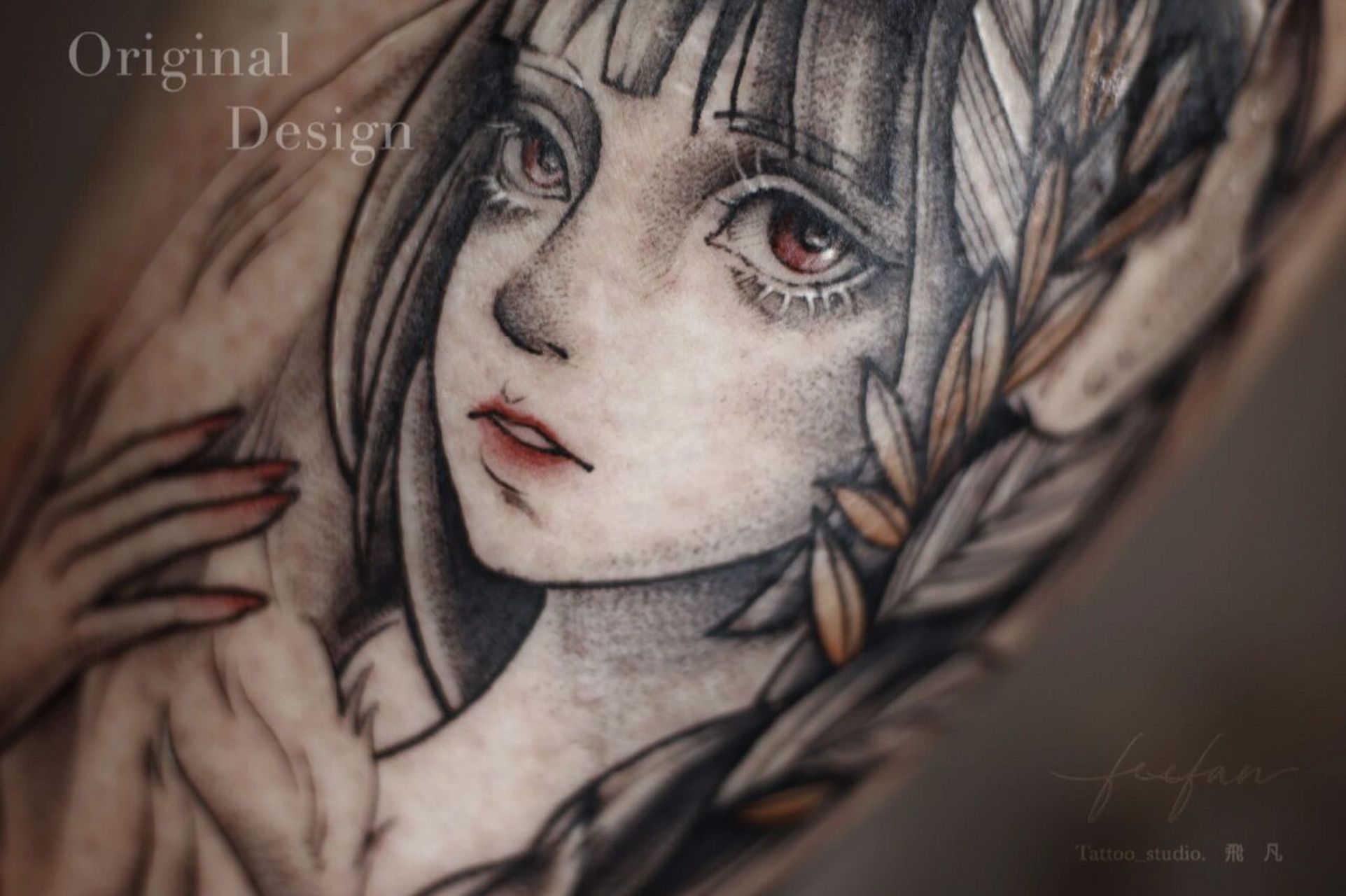 【唯美暗黑系】天蝎座少女纹身 【原创作品,欢迎参考借鉴,不要照搬噢