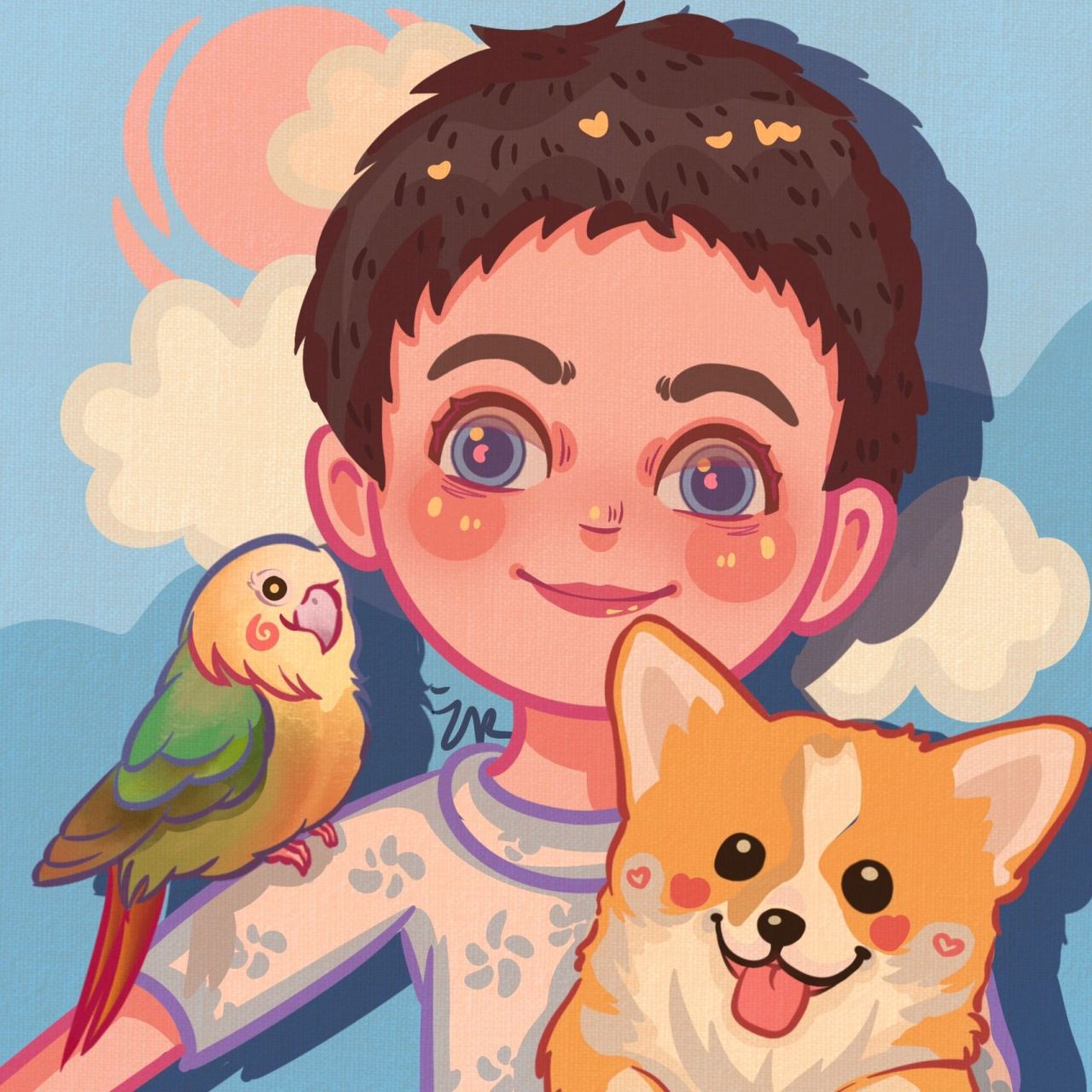 超级可爱小男孩卡通头像|宠物头像 98可头像 07客单分享禁商用|禁