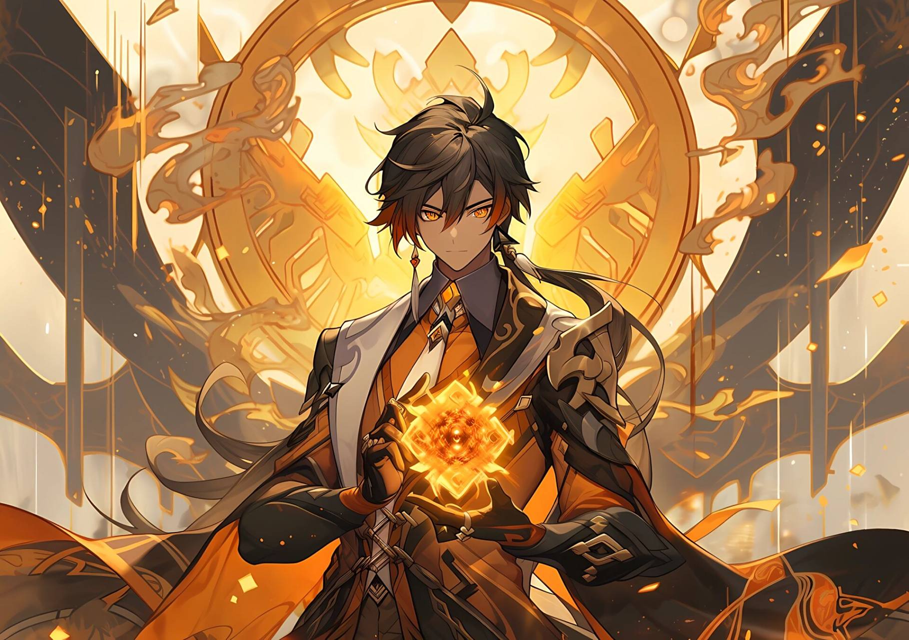 电脑壁纸|尘世闲游|钟离    三联7715取图