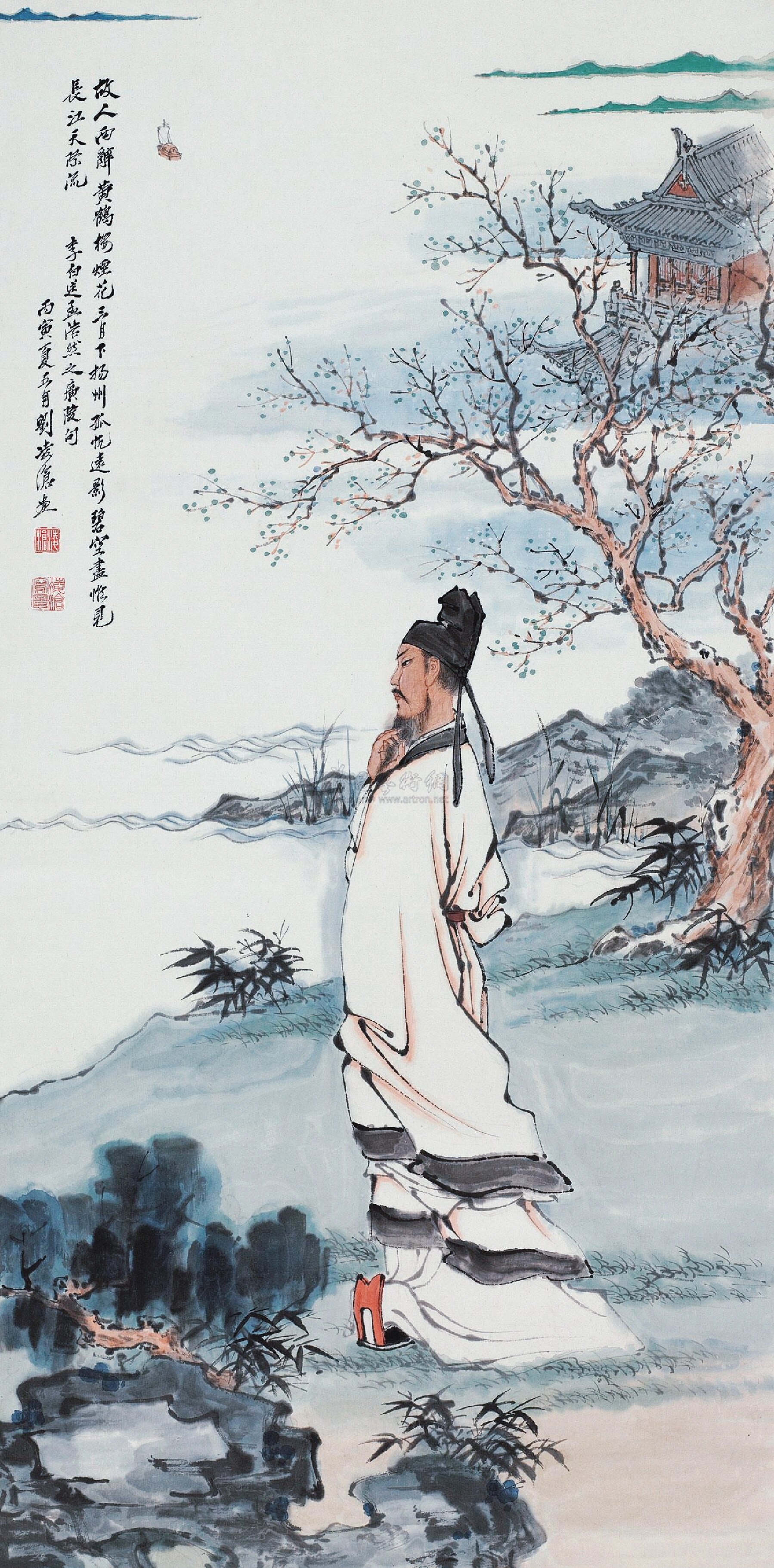 【古琴诗词】:李白·《听蜀僧濬弹琴》 唐代·李白 蜀僧抱绿绮,西下