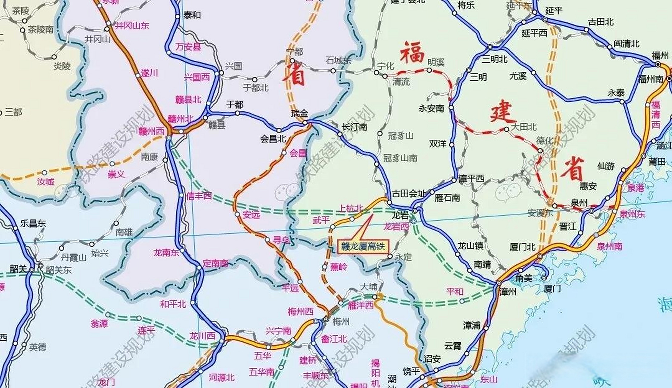 很遗憾,赣龙厦高铁依然没有时间表!