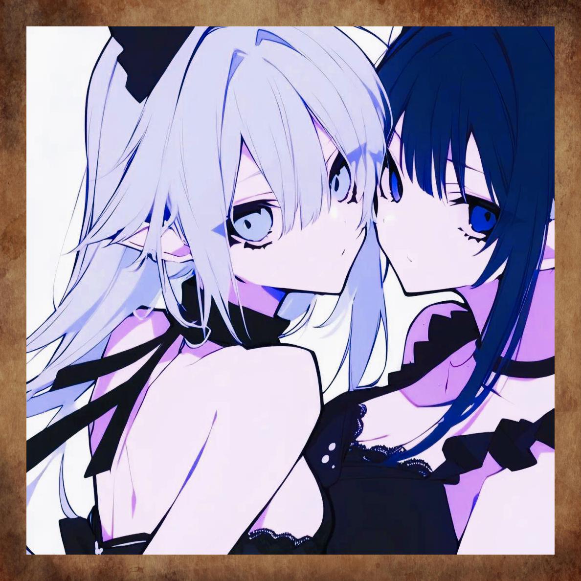 精选百合动漫温柔可爱女头共享
