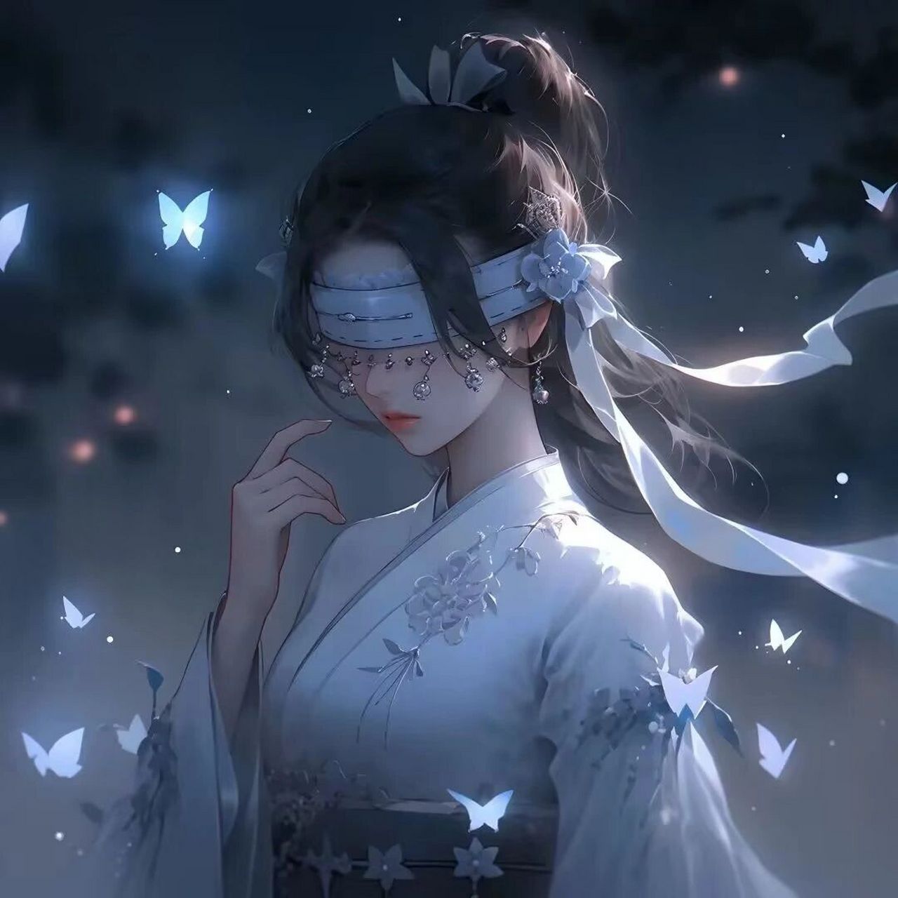 好看的古风情侣动漫头像