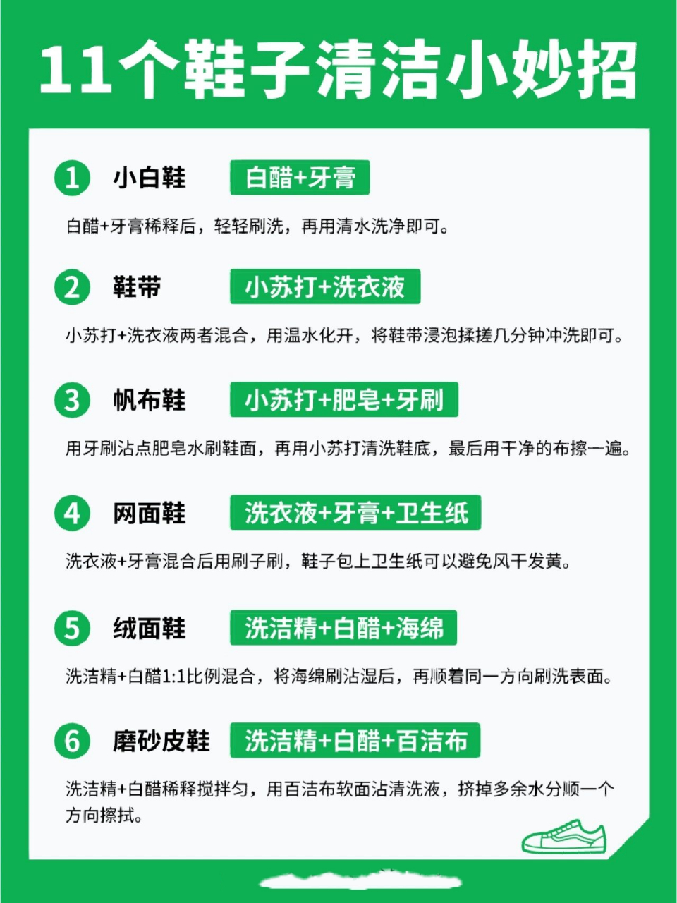 11个鞋子清洁小妙招赶紧收藏 相信不少朋友都为怎么洗鞋子感到头疼