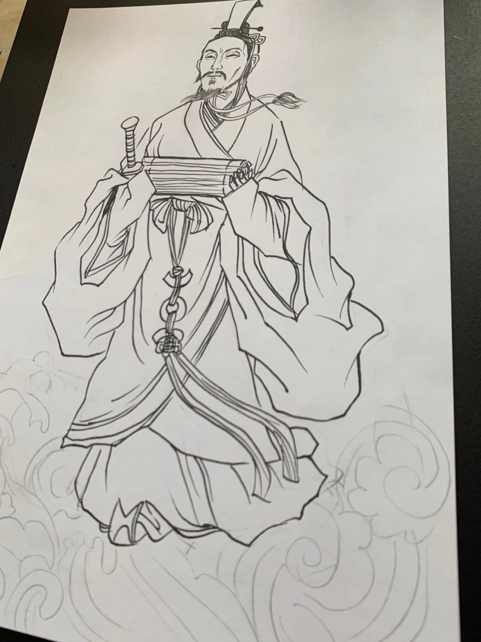 端午人物课 屈原像
