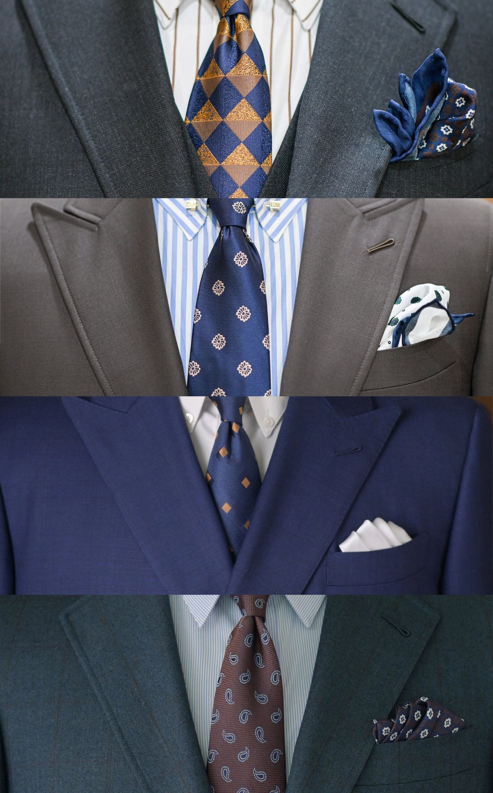 男士西装穿搭点睛之笔-口袋巾篇