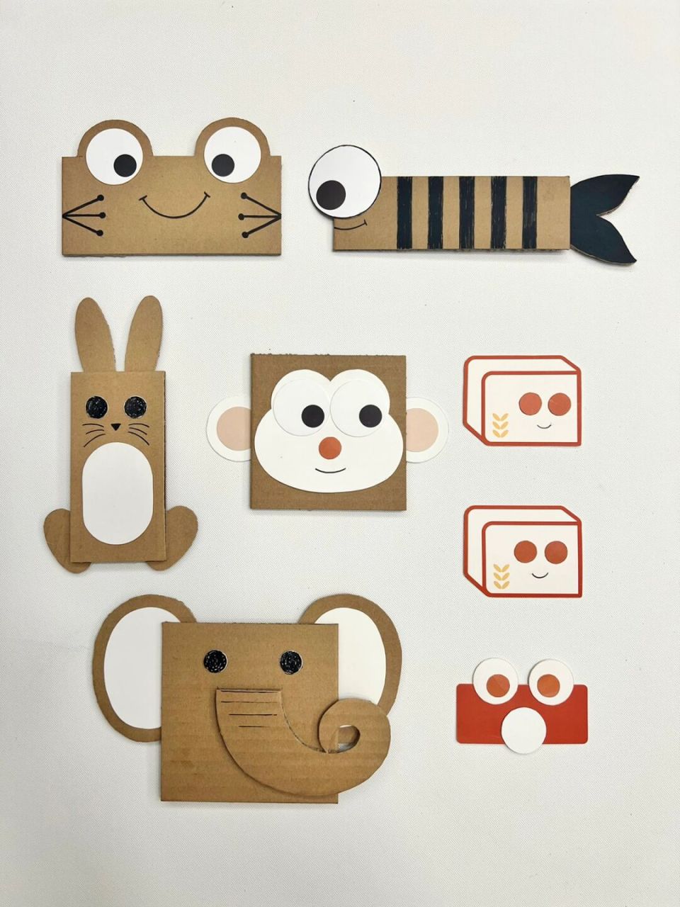 包装盒不要扔7515一起变废为宝diy小动物 非常有特点的包装盒