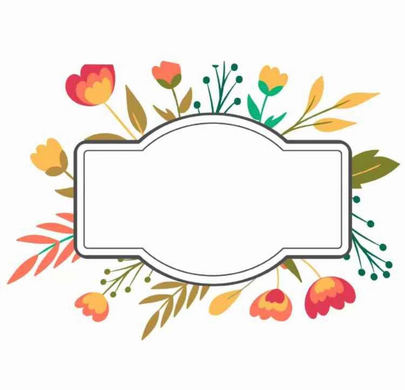 幼儿园好看的名字边框7815 99可直接打印的素材 99可编辑 可