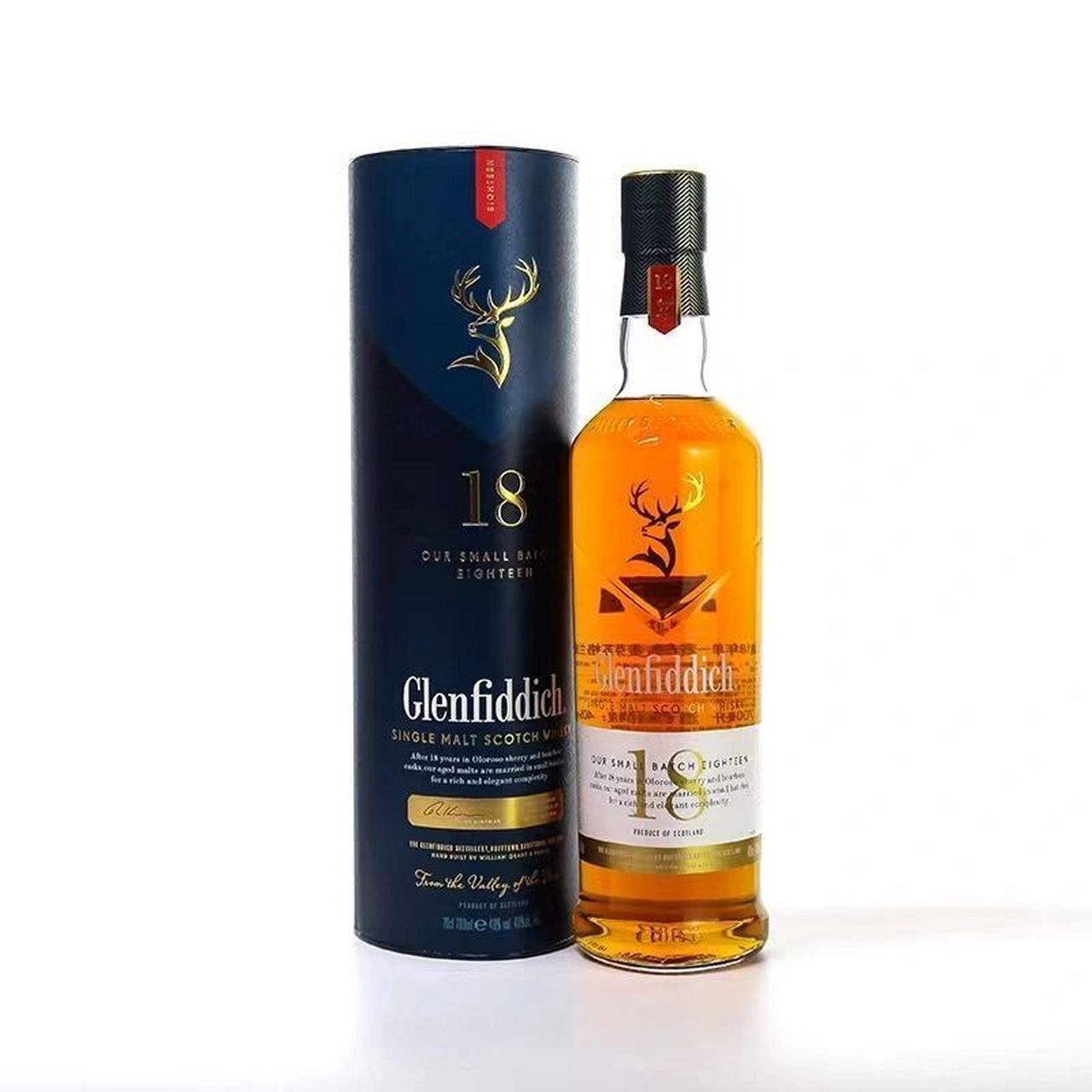 格兰菲迪18年单一麦芽苏格兰威士忌 glenfiddich 18yo single malt
