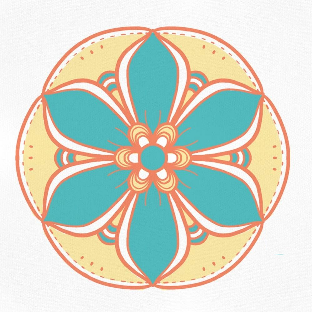 原创|古风花纹|敦煌|简笔画 【敦煌元素花纹】和上次的禅绕画相比