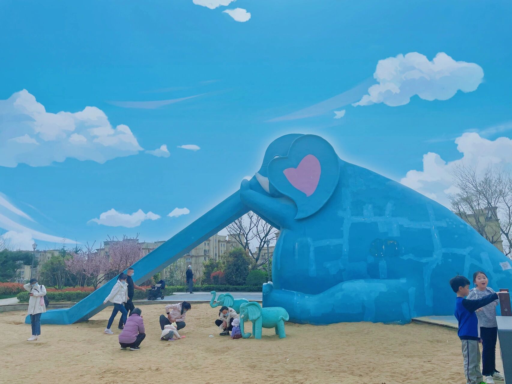 96青岛李村免费遛娃野餐919398象耳山公园 又来打卡象耳山