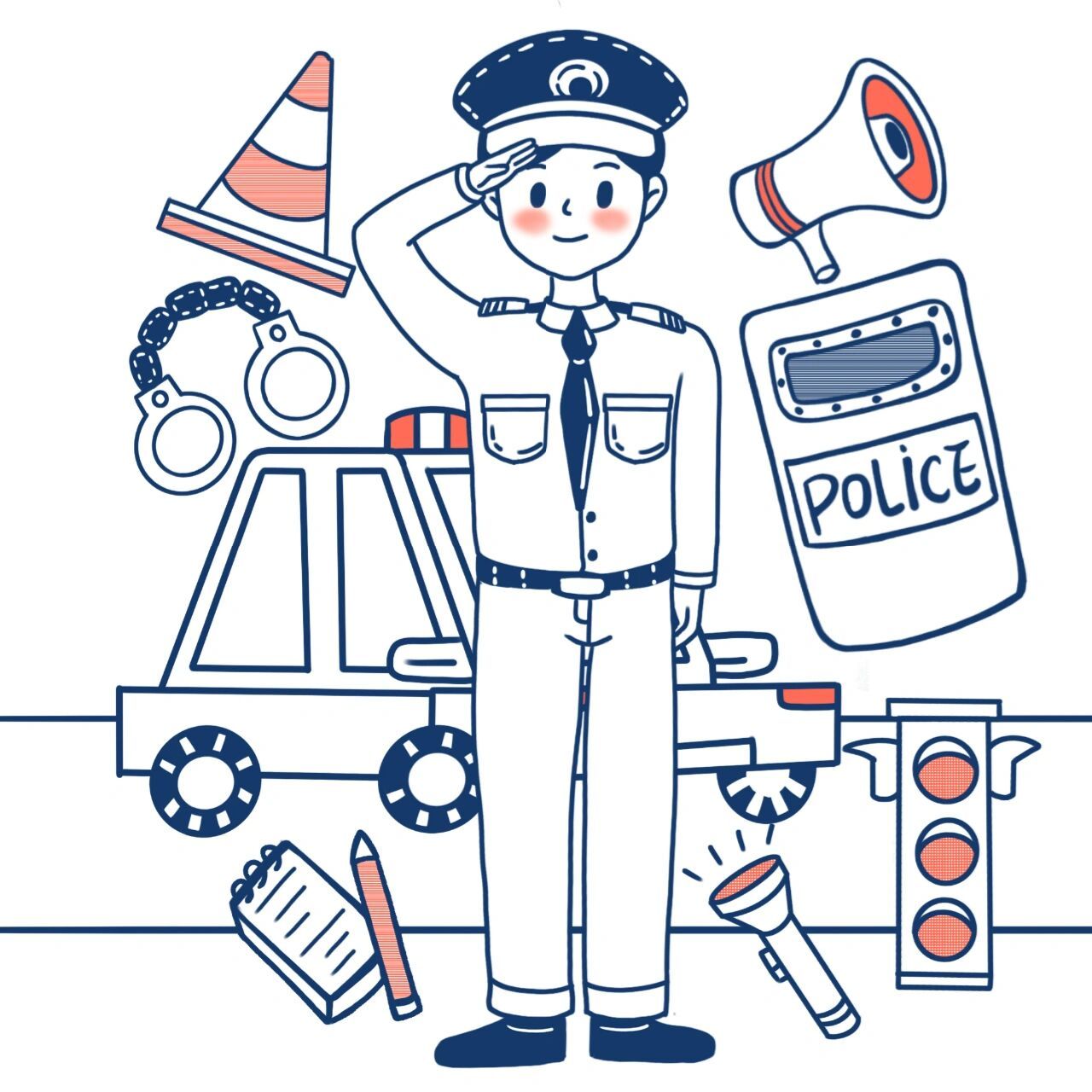 劳动节手抄报|职业人物简笔画21566 古语有云:艰难困苦,玉汝于成.