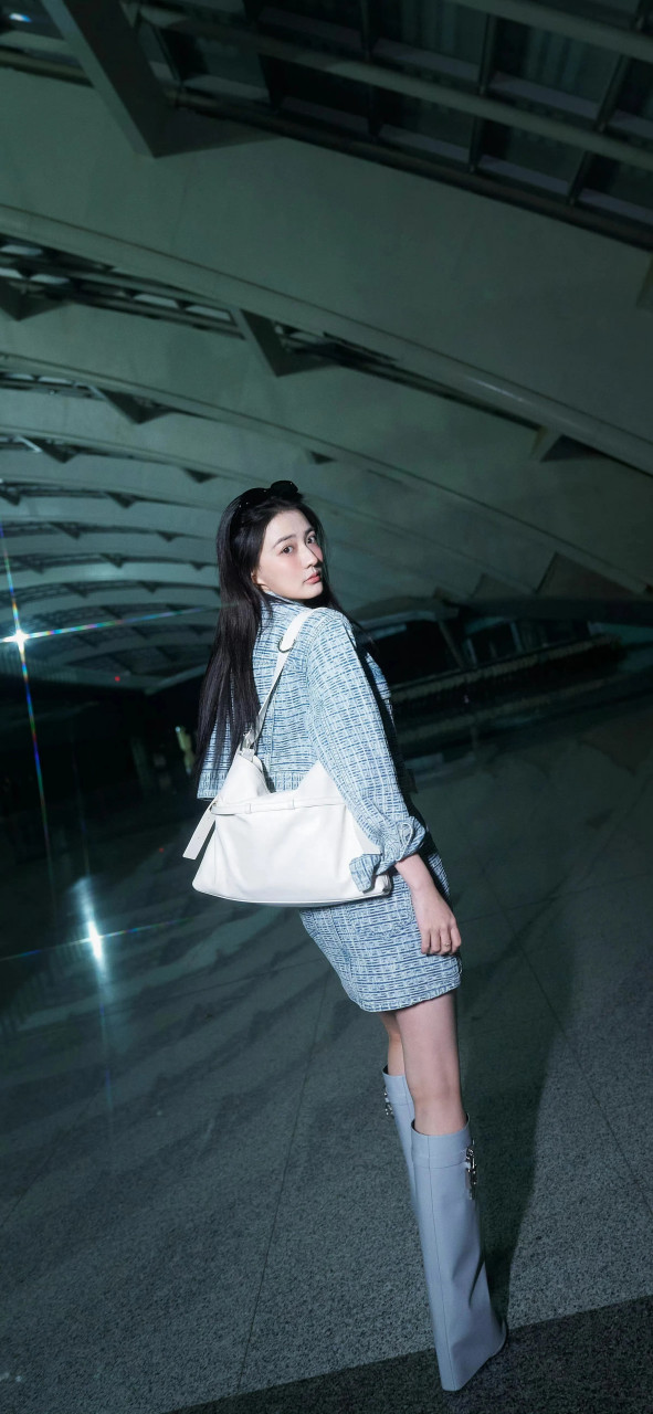 徐璐,小香风机场街拍写真壁纸图片