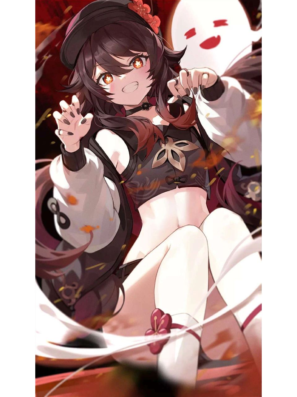 原神胡桃壁纸来咯 祝大家有个愉快的一周