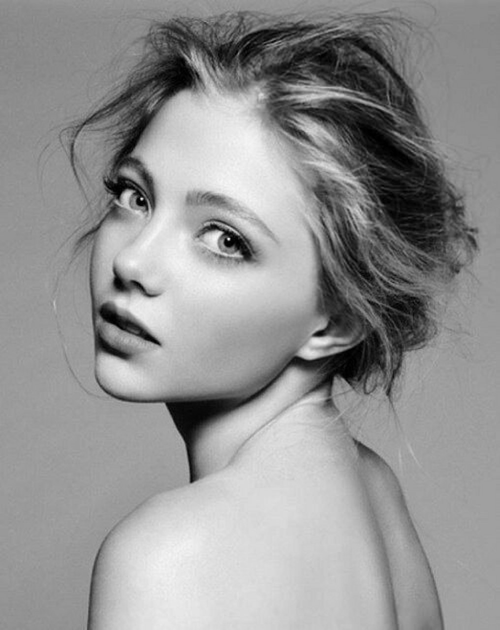 欧美黑白模特特写