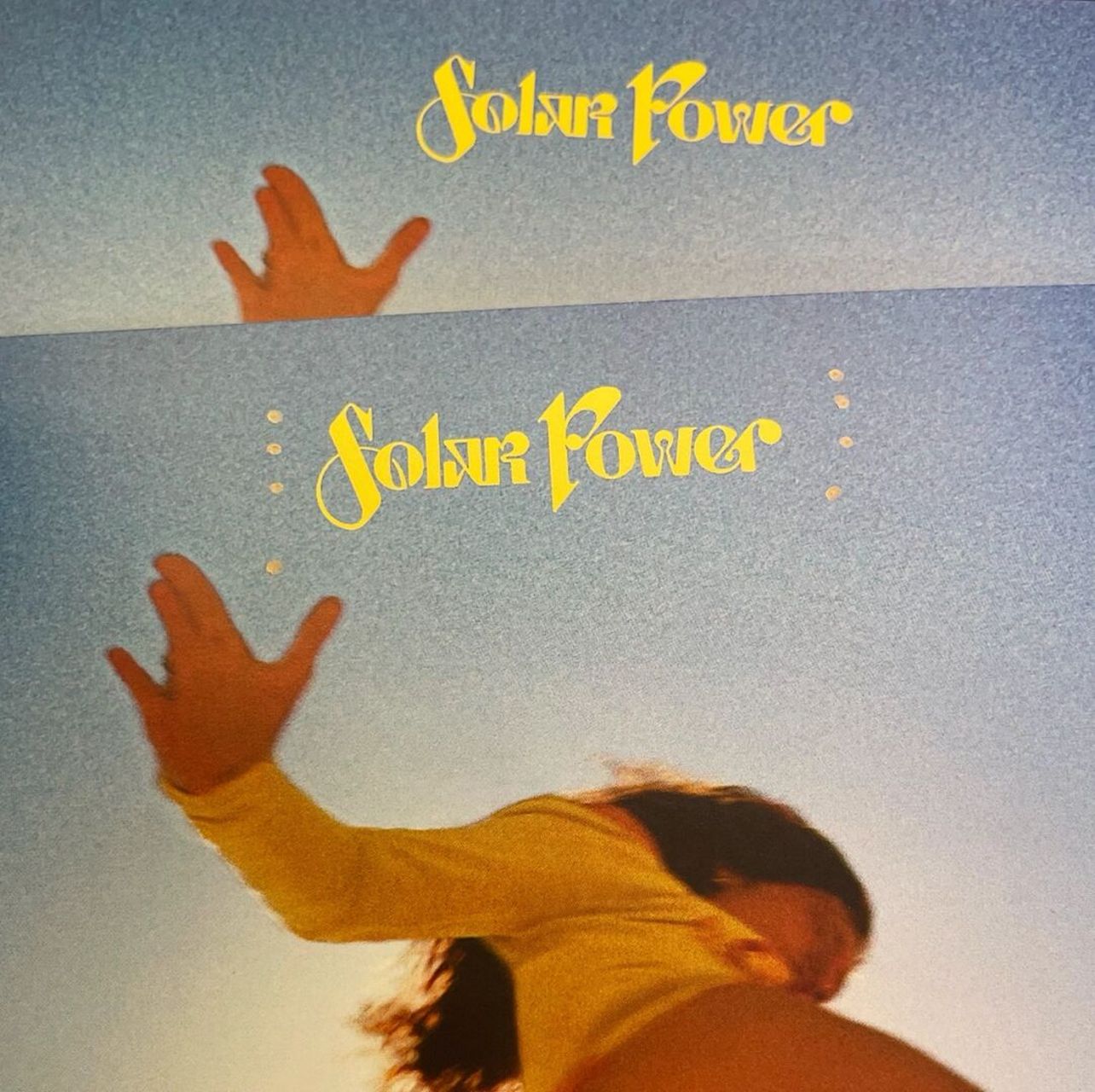 autograph|lorde solar power金签海报7715 lorde画了圆点 很可爱