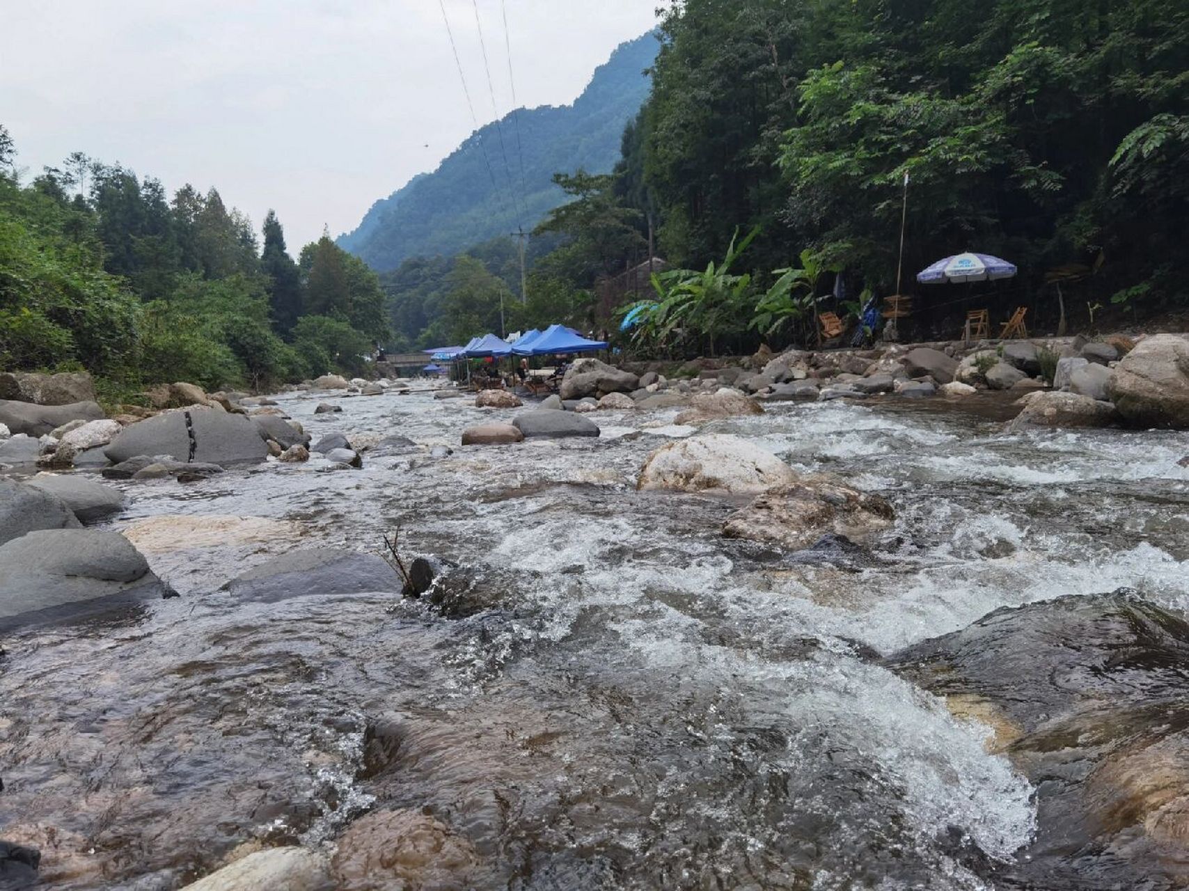 九龙峡漂流图片