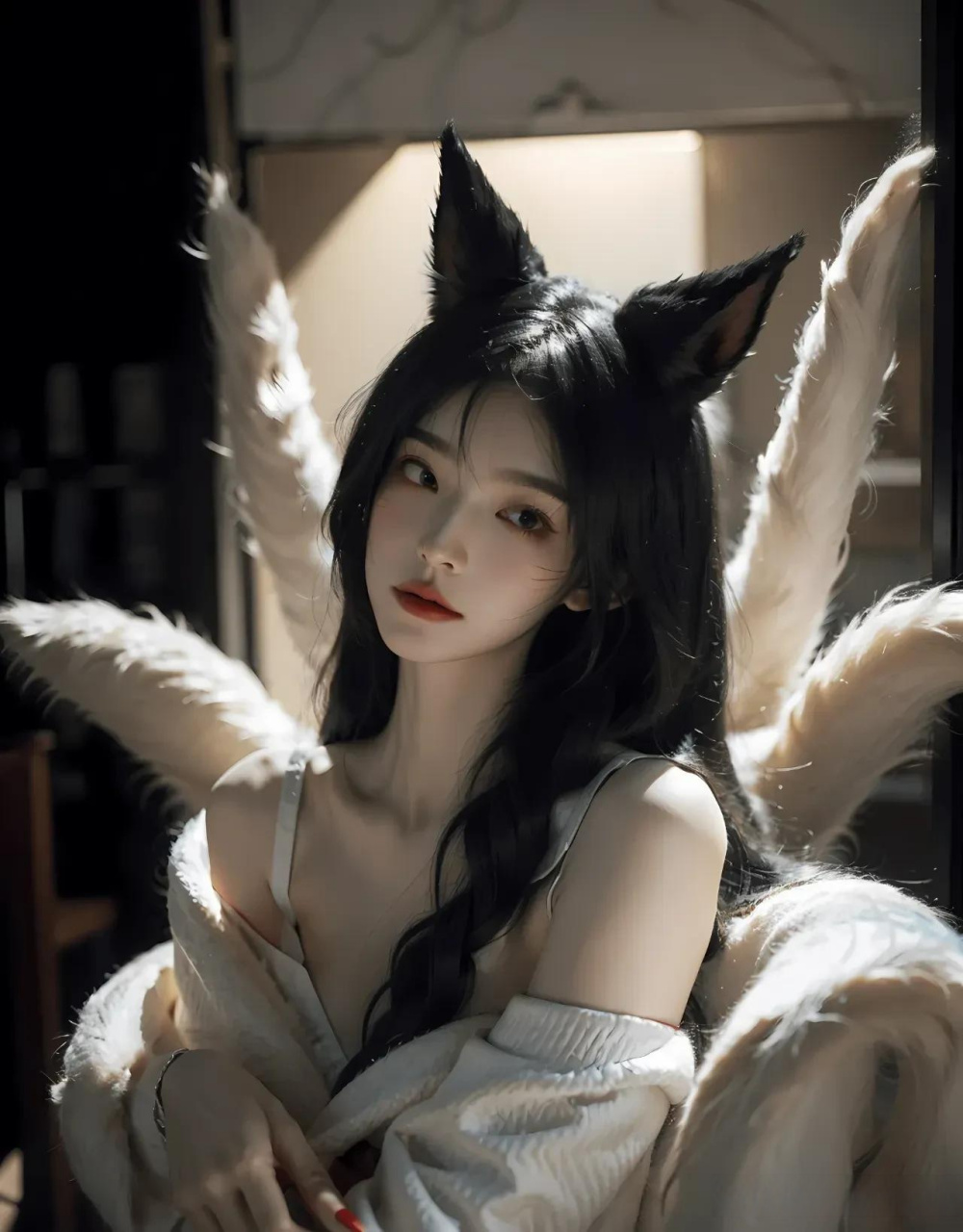 ai九尾妖狐性感纯欲cos