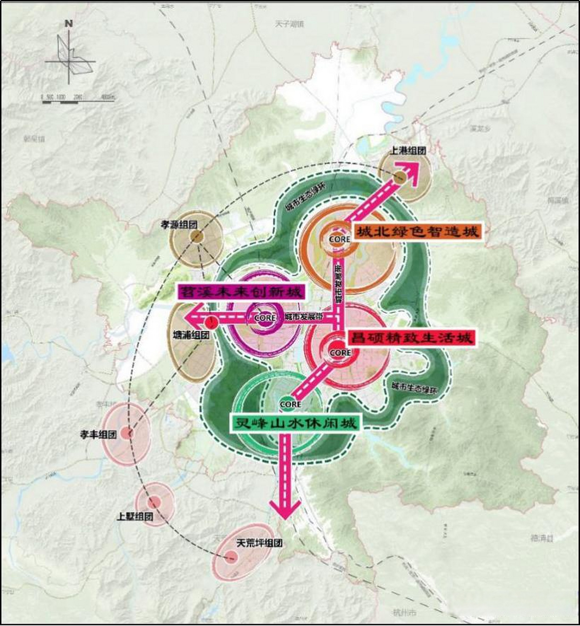 安吉县空间格局,交通运输(高铁,高速等)十四五规划和2035年发展纲要