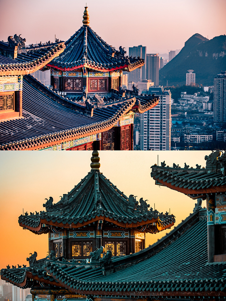 突然就火了的贵阳东山寺,可以看最美贵阳 最近,贵阳的东山寺突然火了