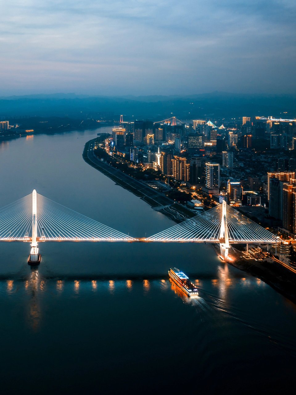 宜昌夜景高清图片图片