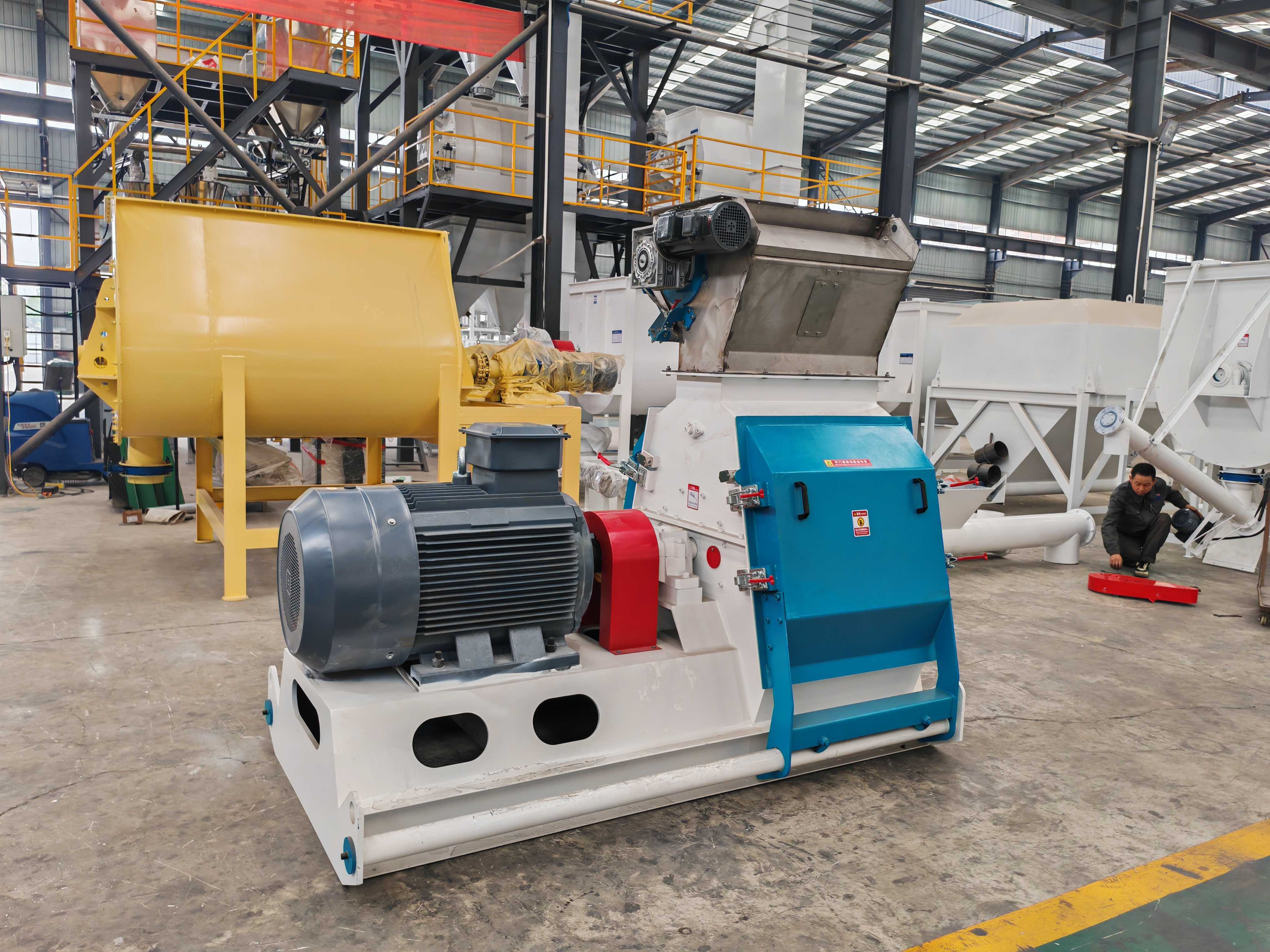 这款饲料粉碎机拥有高强的粉碎能力