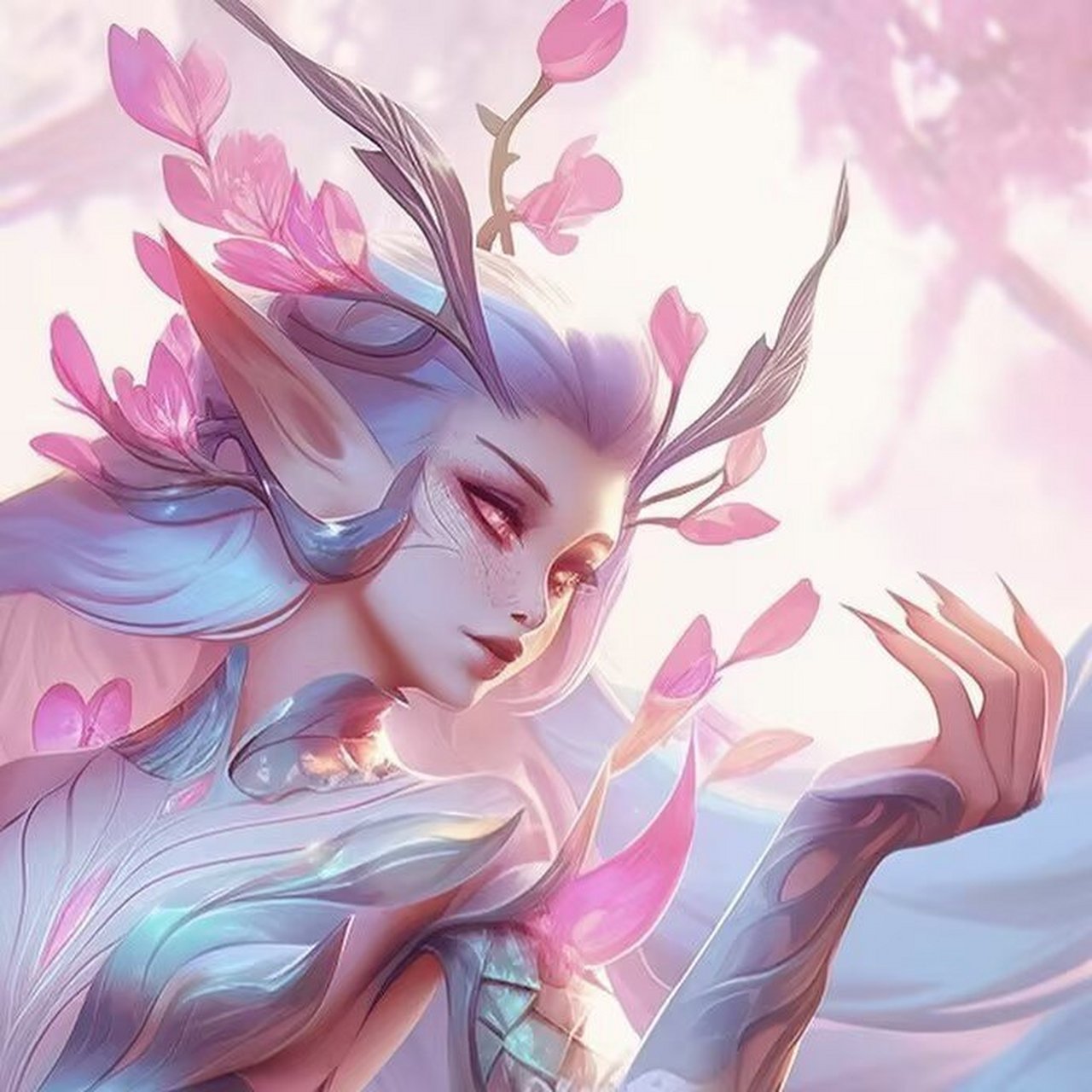 lol头像丨lol壁纸丨灵魂莲华第一弹 灵魂莲华系列 	 三连取图 	 画师