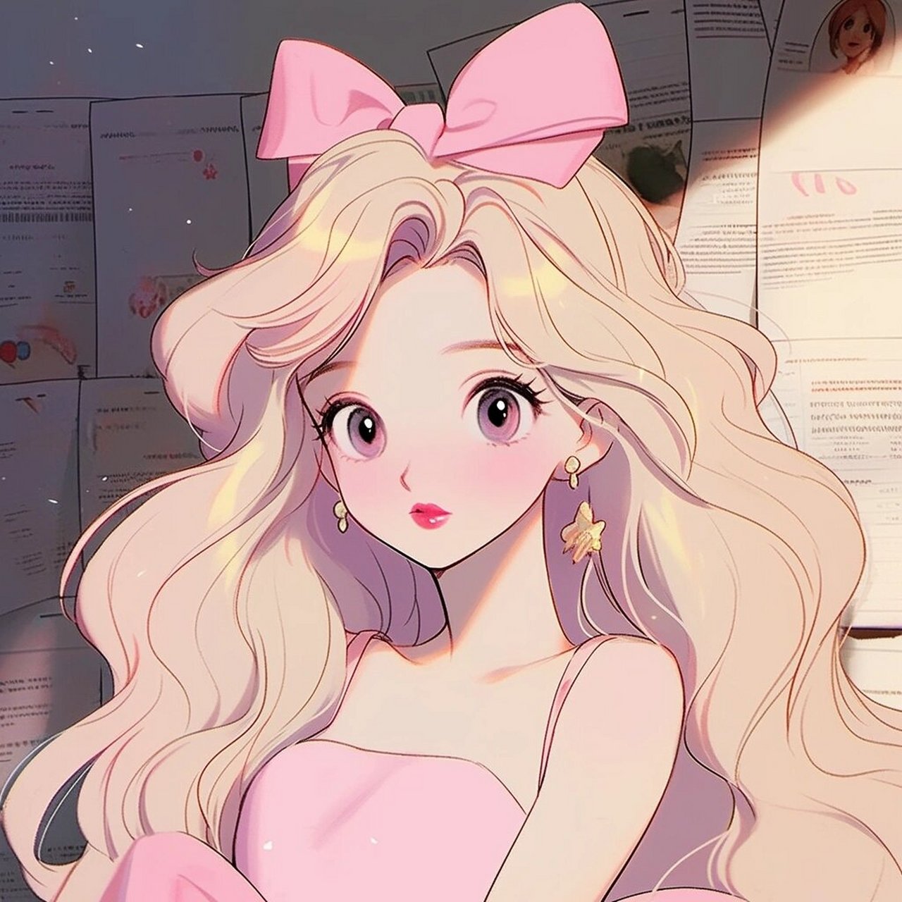 公主新头像的魅力/粉色纯欲,少女心爆棚